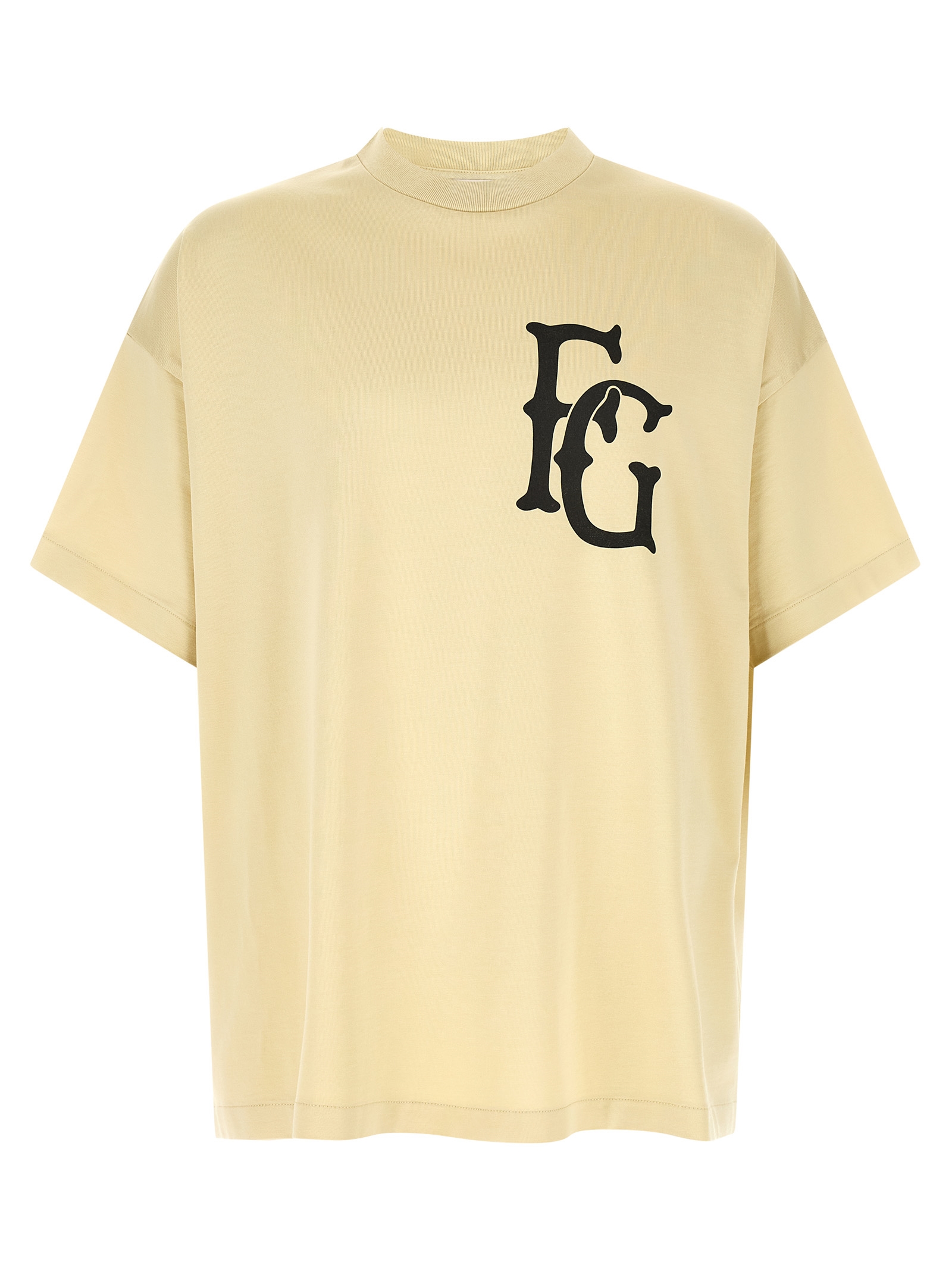 Beige Cotton T-Shirt