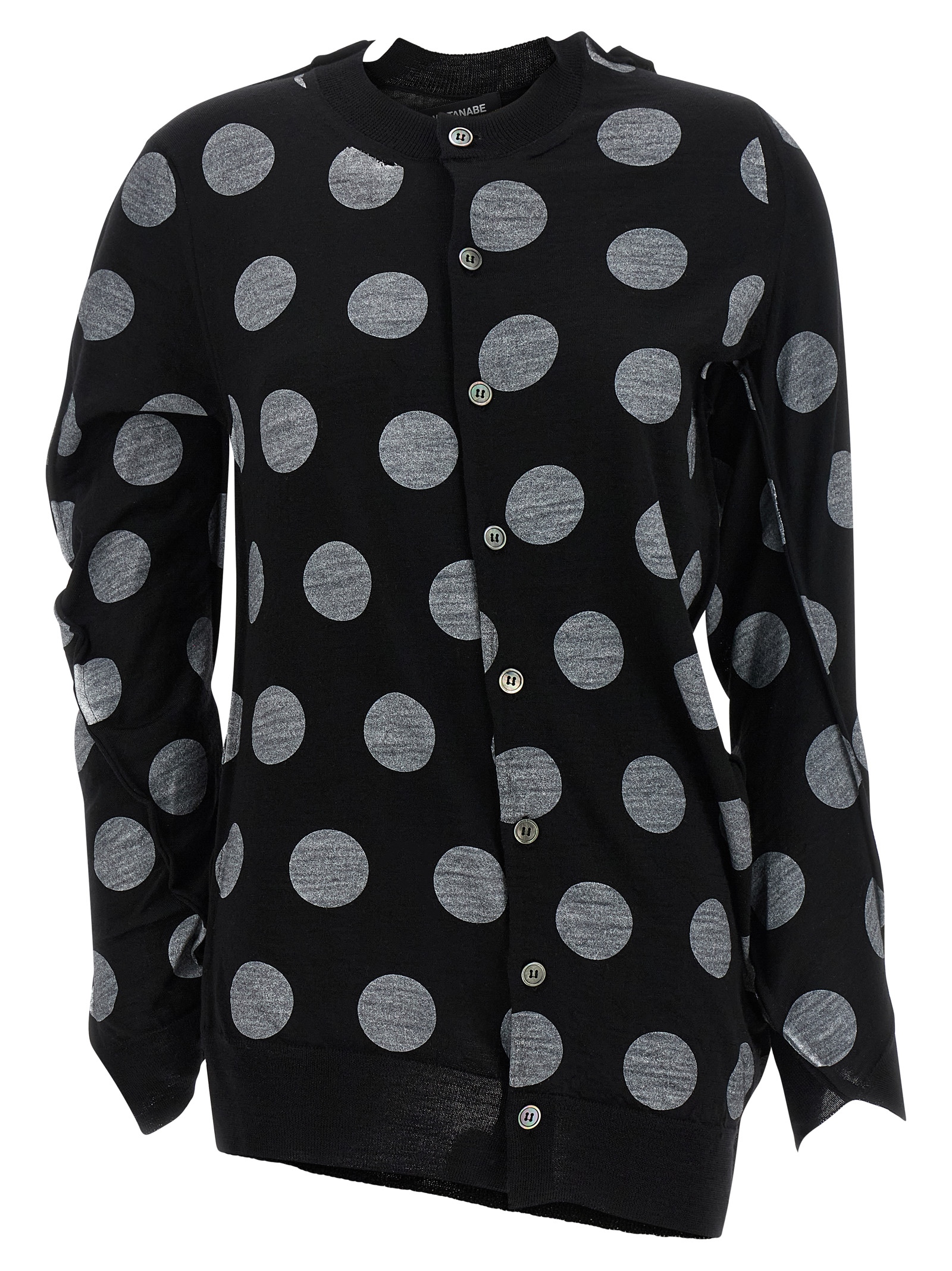 Bicolor Wool Cardigan