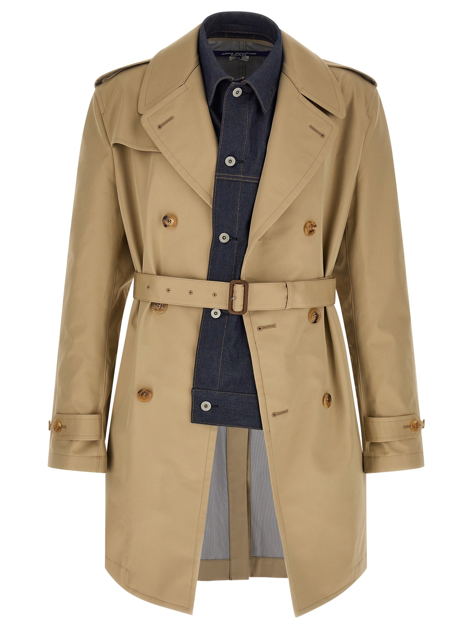 Beige Cotton Coat