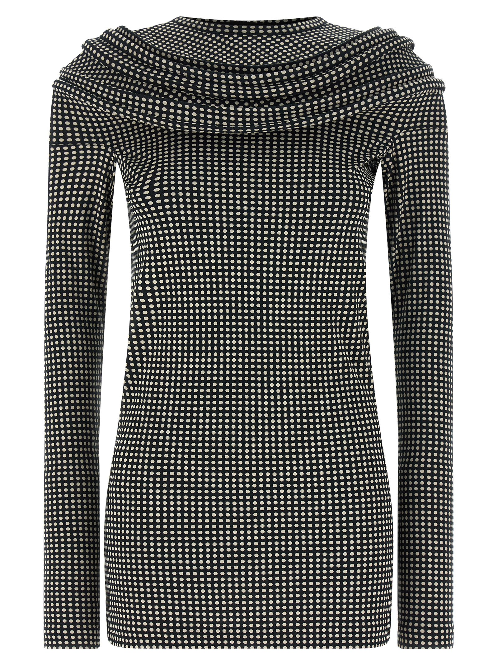 Bicolor Cotton Short Dress