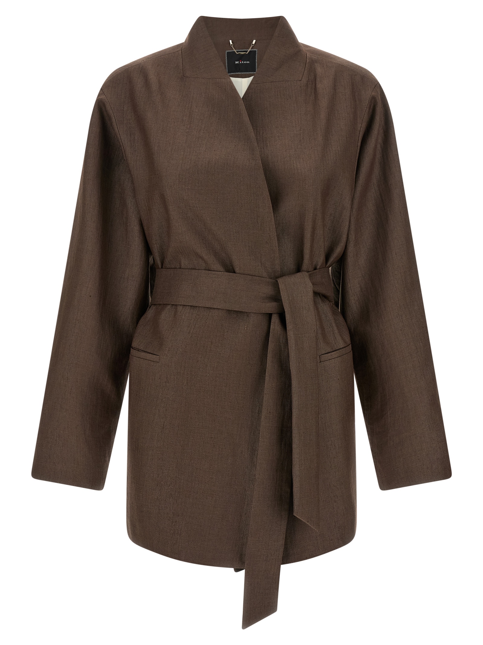 Brown Polyamide Blazer