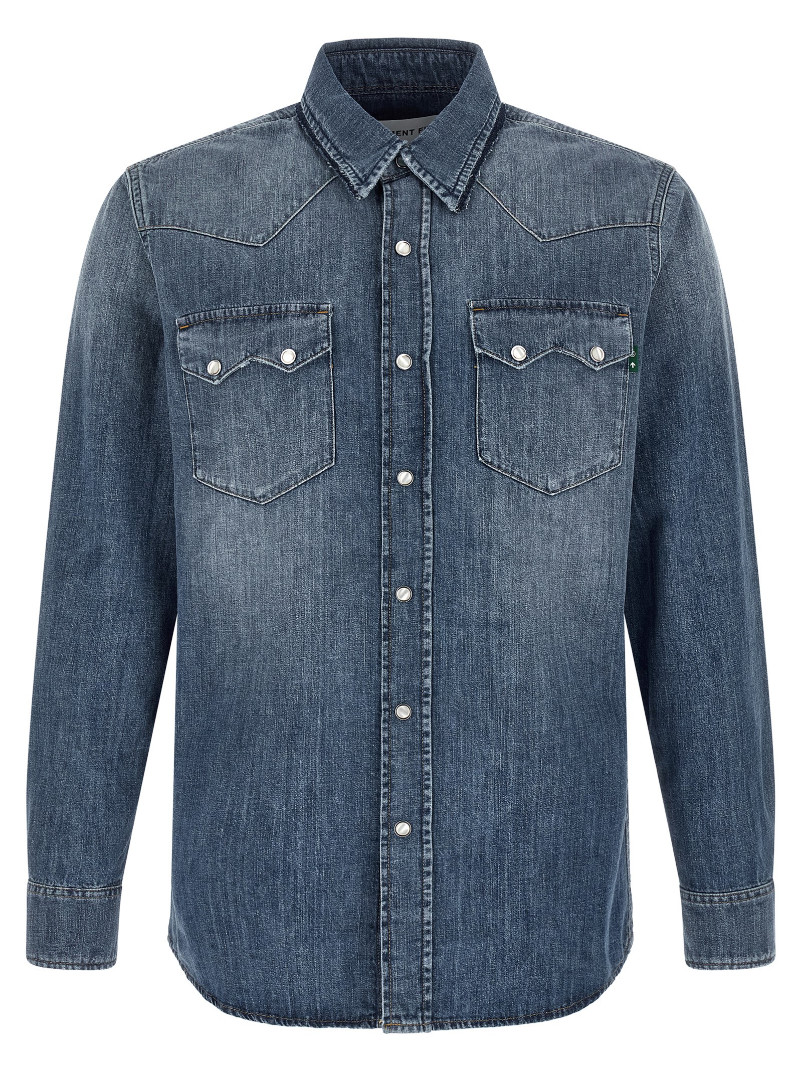 Blue Cotton Blouse