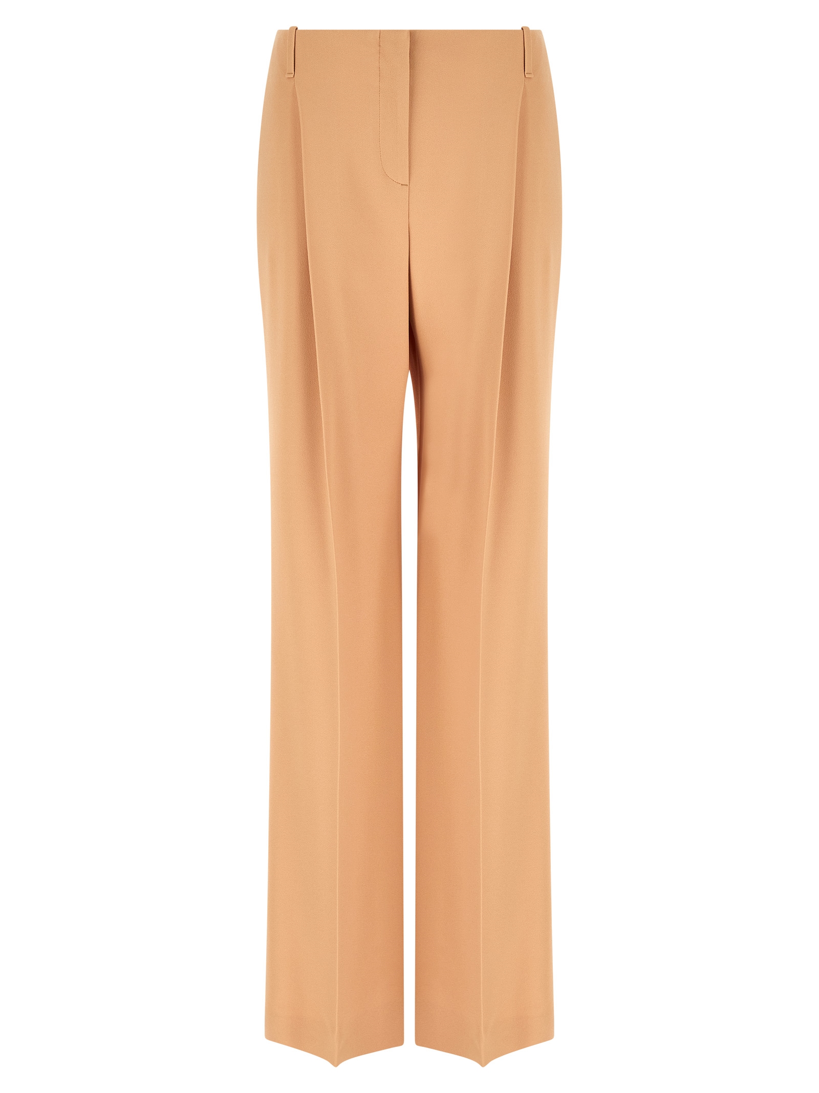 Beige Acetate Casual Pants