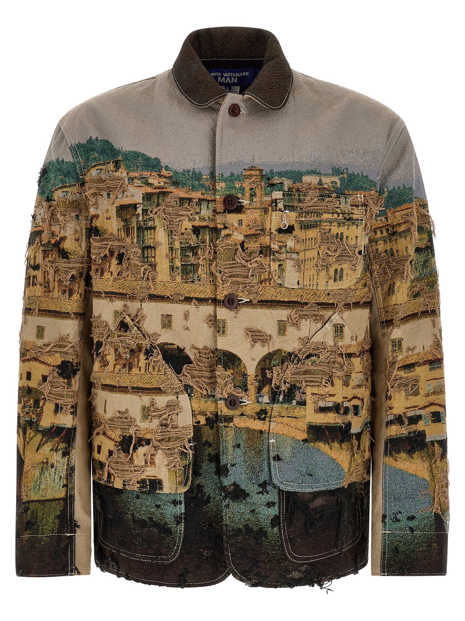 Multicolor Polyester Jacket