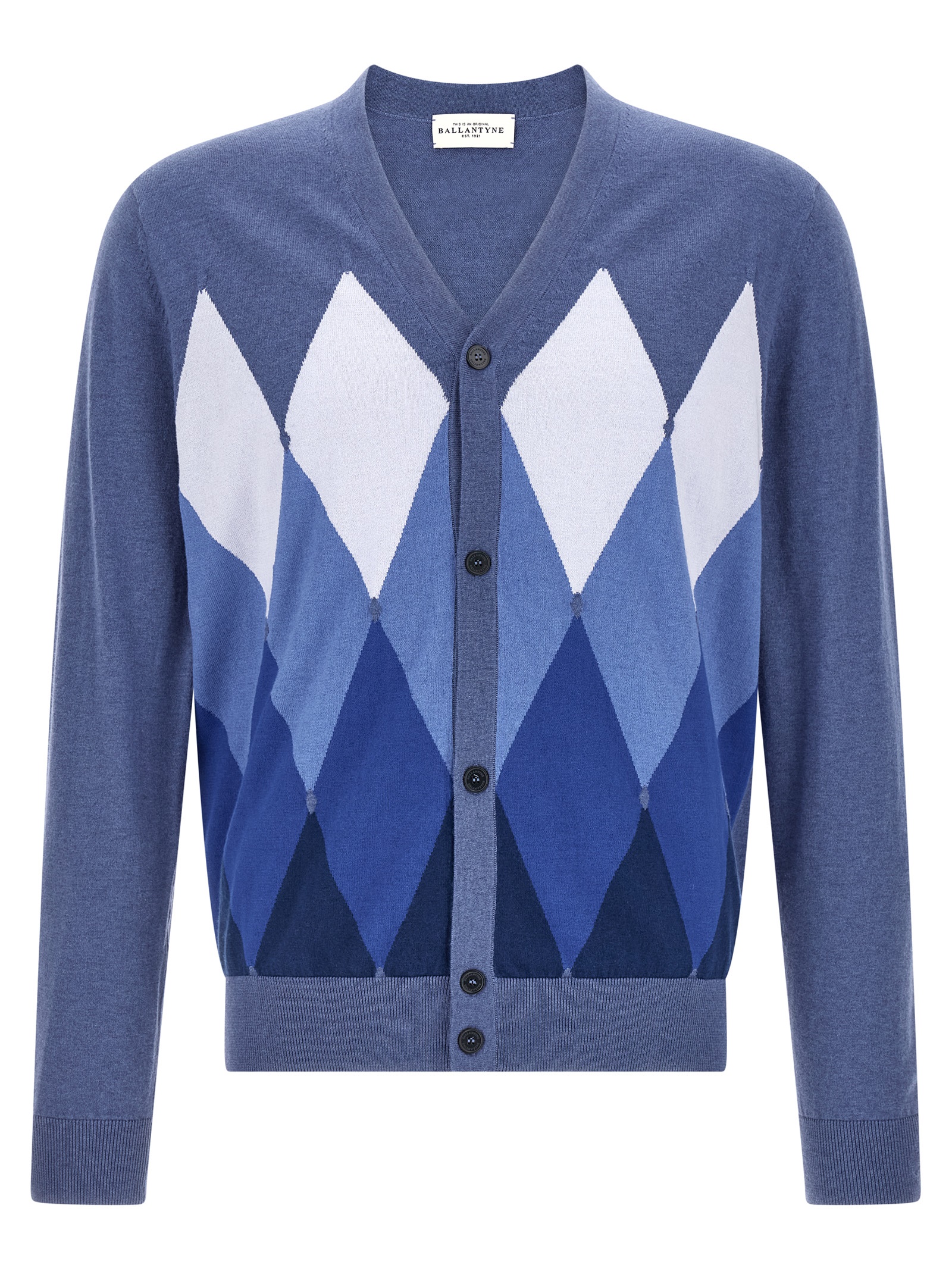 Blue Cotton Cardigan
