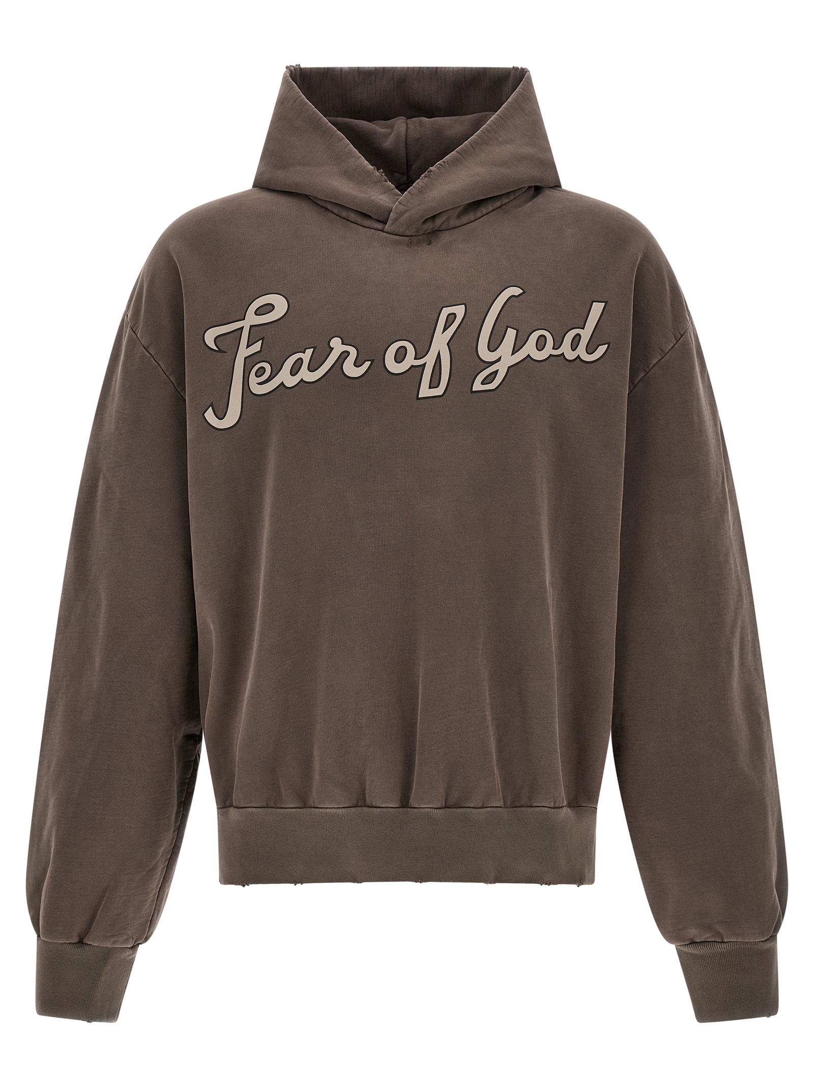 Brown Cotton Sweatshirt