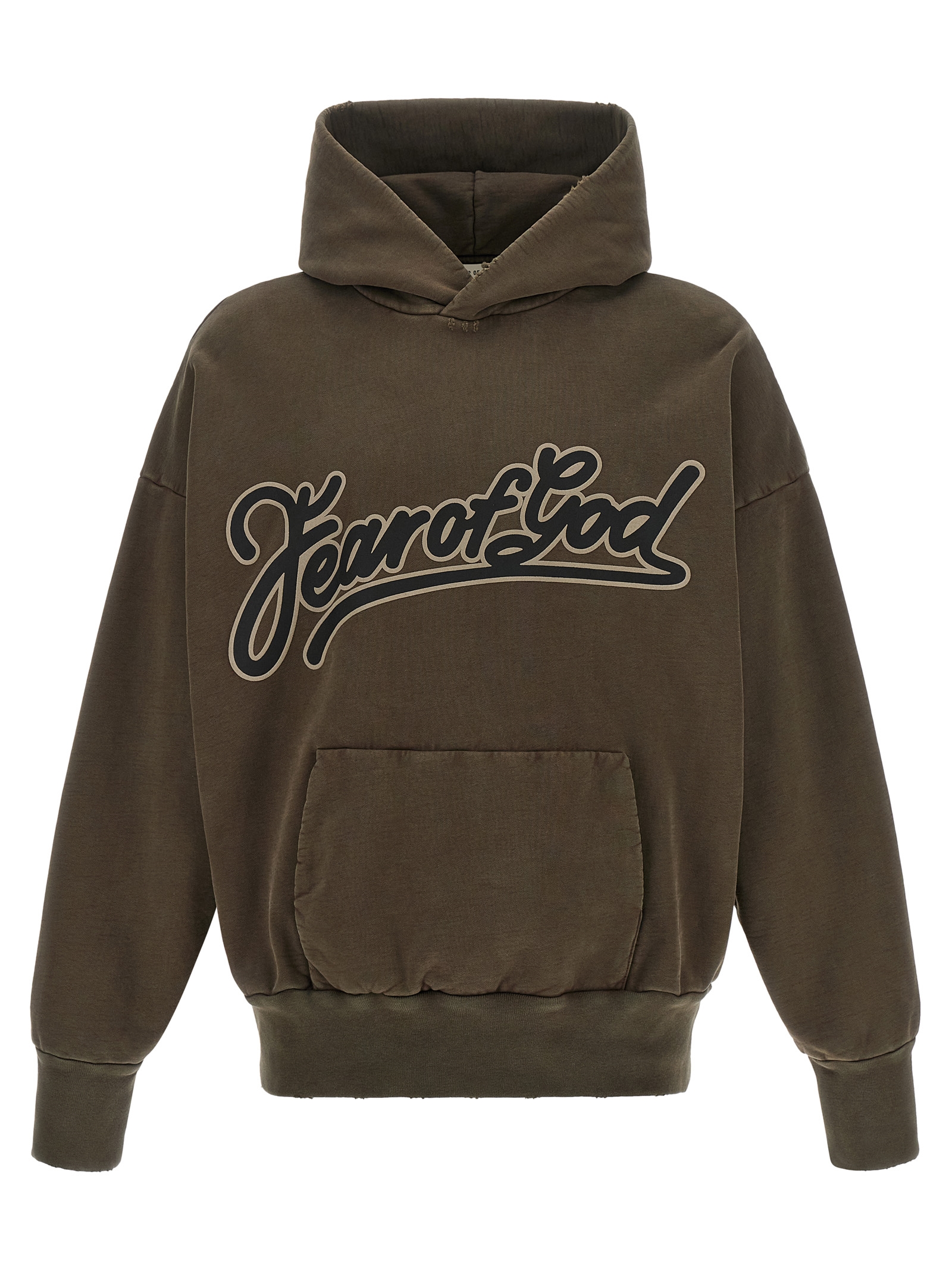 Brown Cotton Sweatshirt