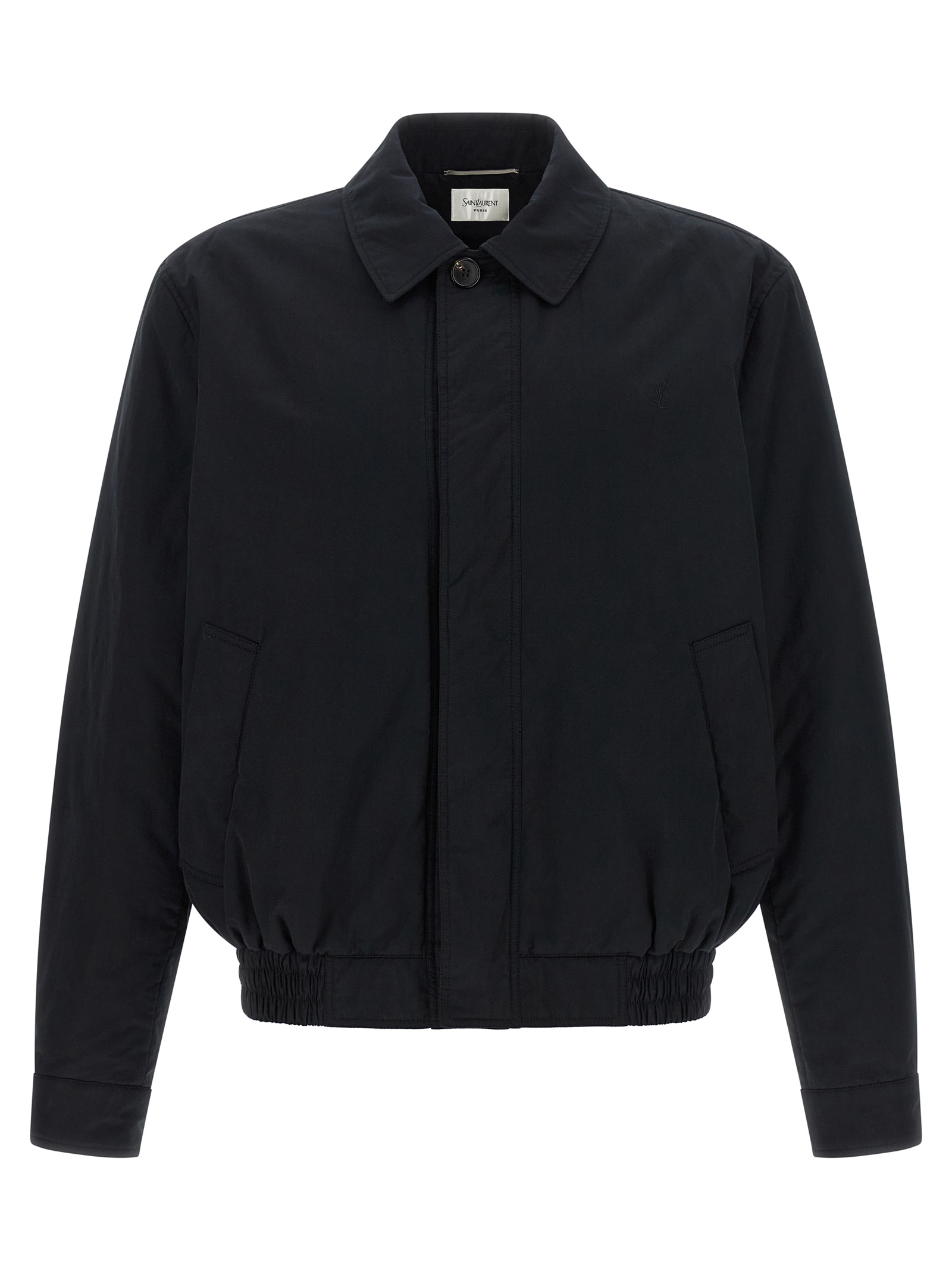 Black Cotton Shell Jacket