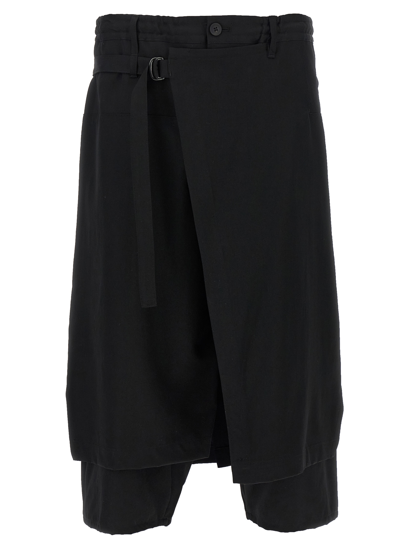 Black Wool Knee Length