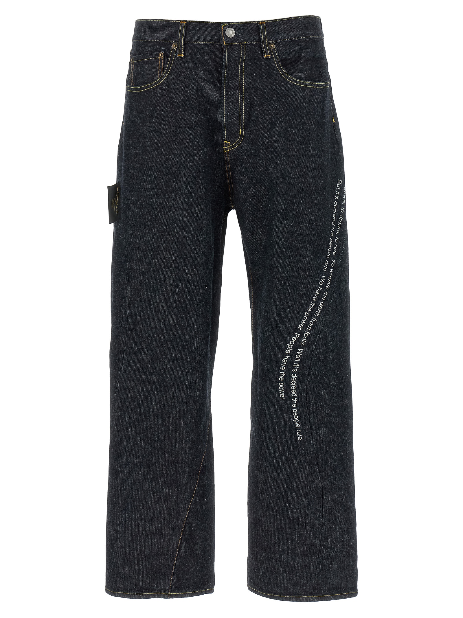 Blue Cotton Jeans Denim