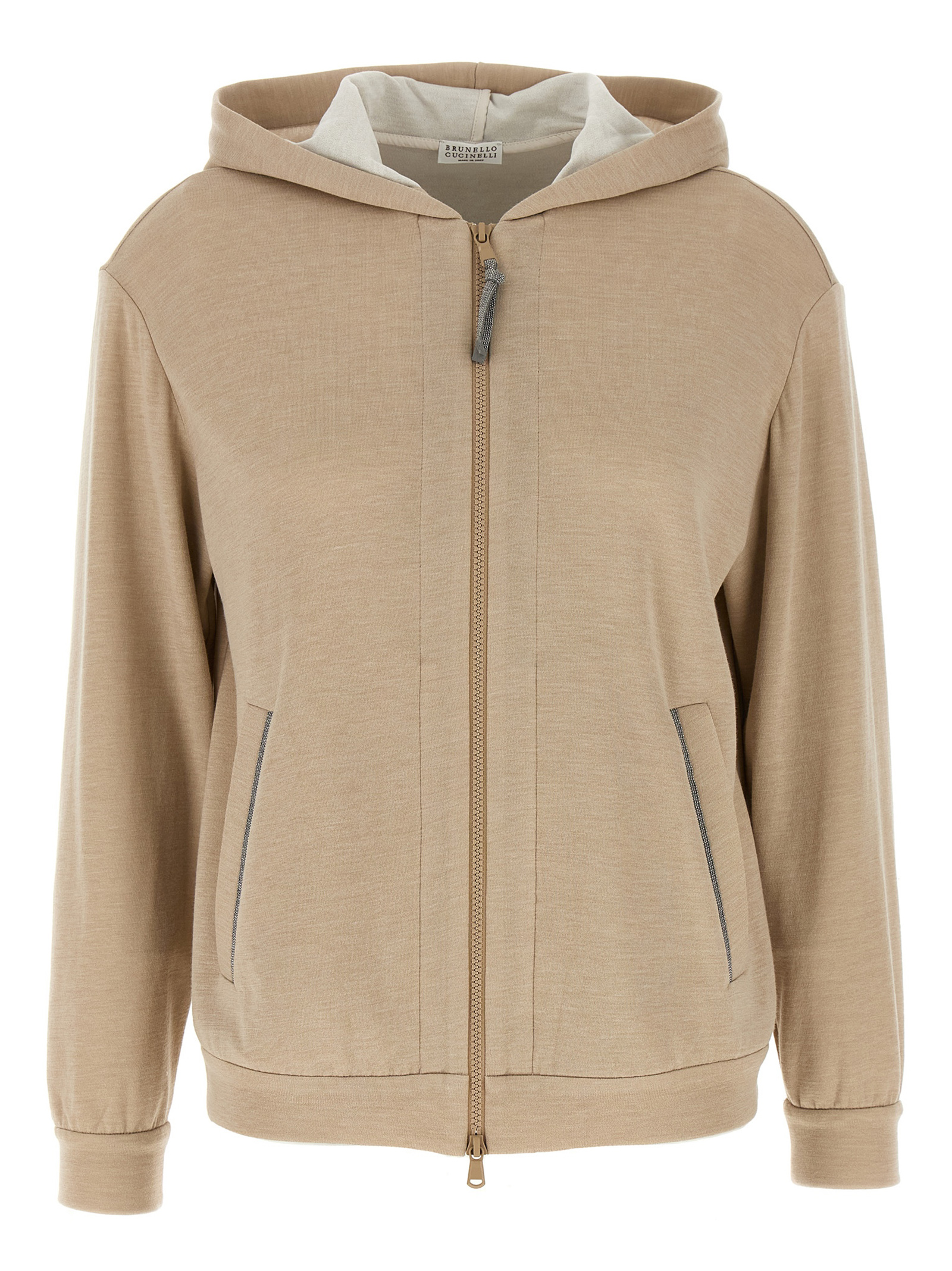 Beige Cotton Cardigan