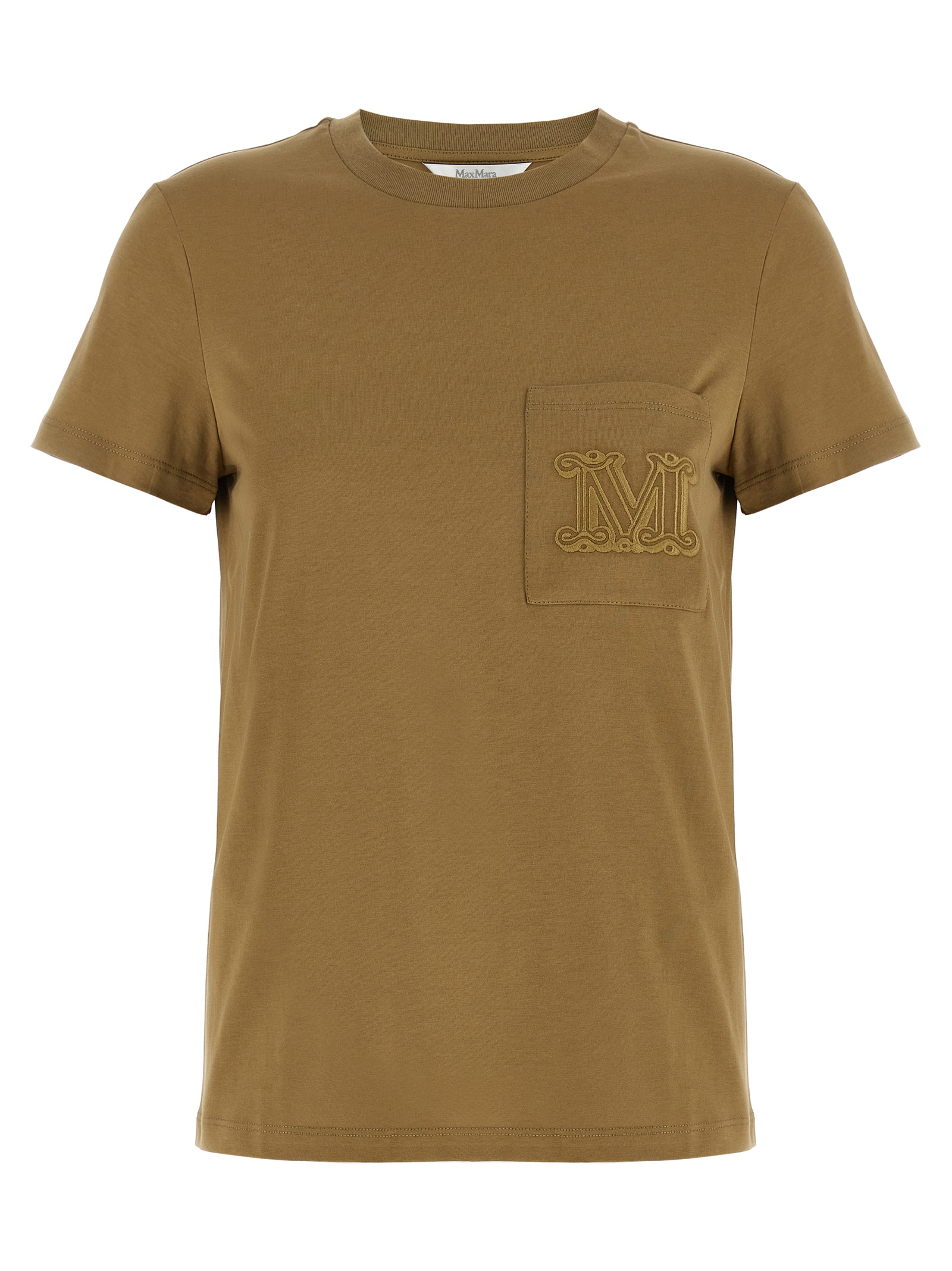 Brown Cotton T-Shirt