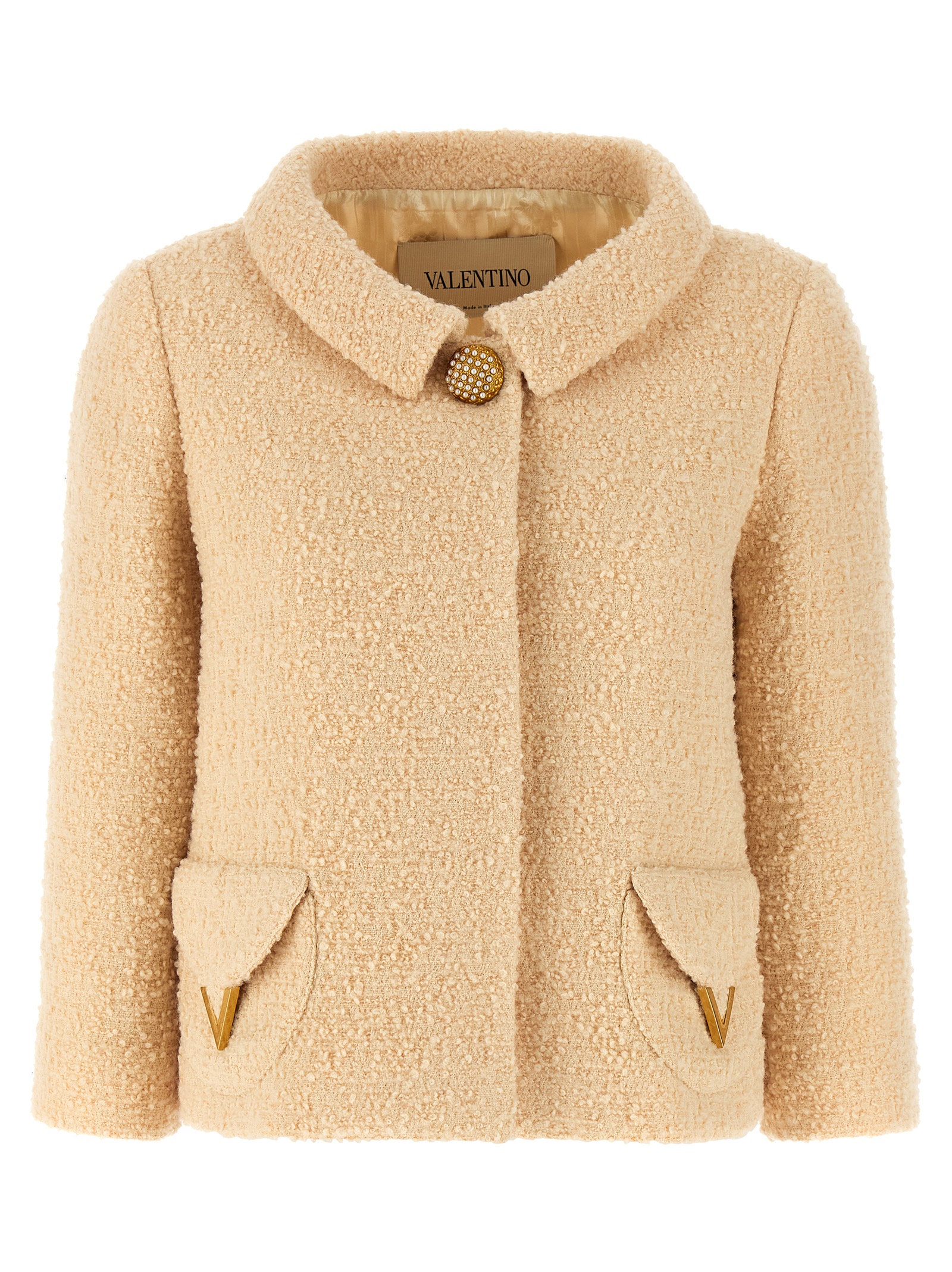 White Virgin Wool Blazer