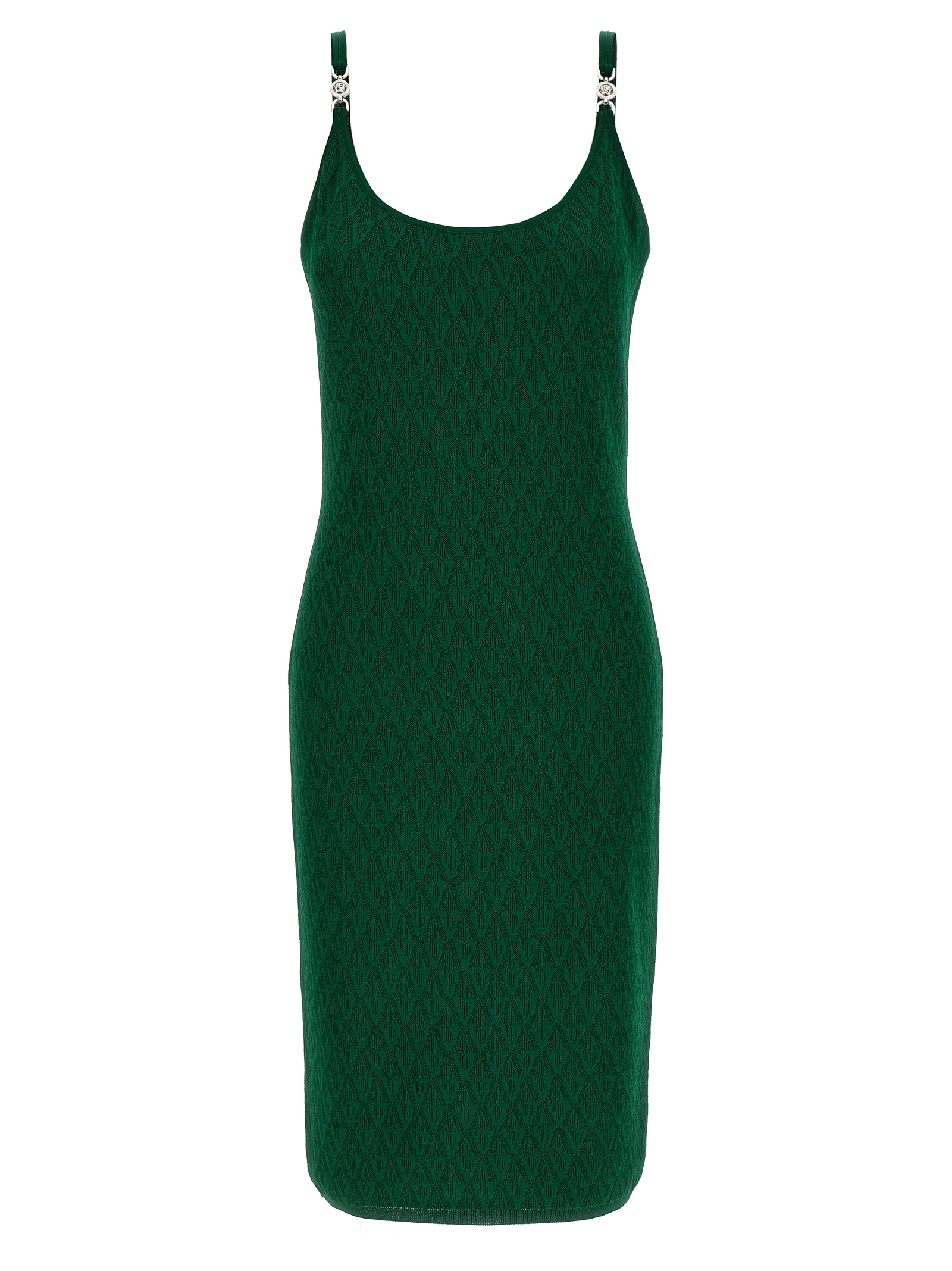 Versace Bicolor Viscose Midi Dress - Women