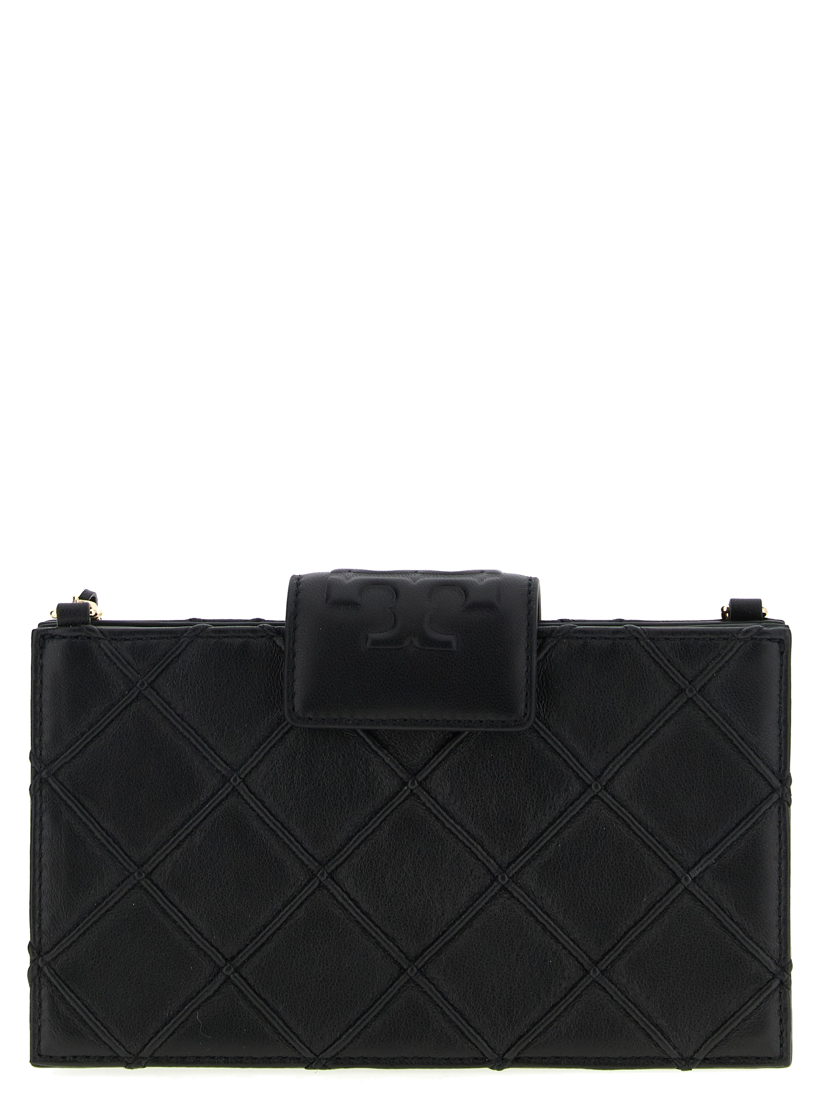 Tory Burch Black Lamb Leather Cardholder Accessory - Women