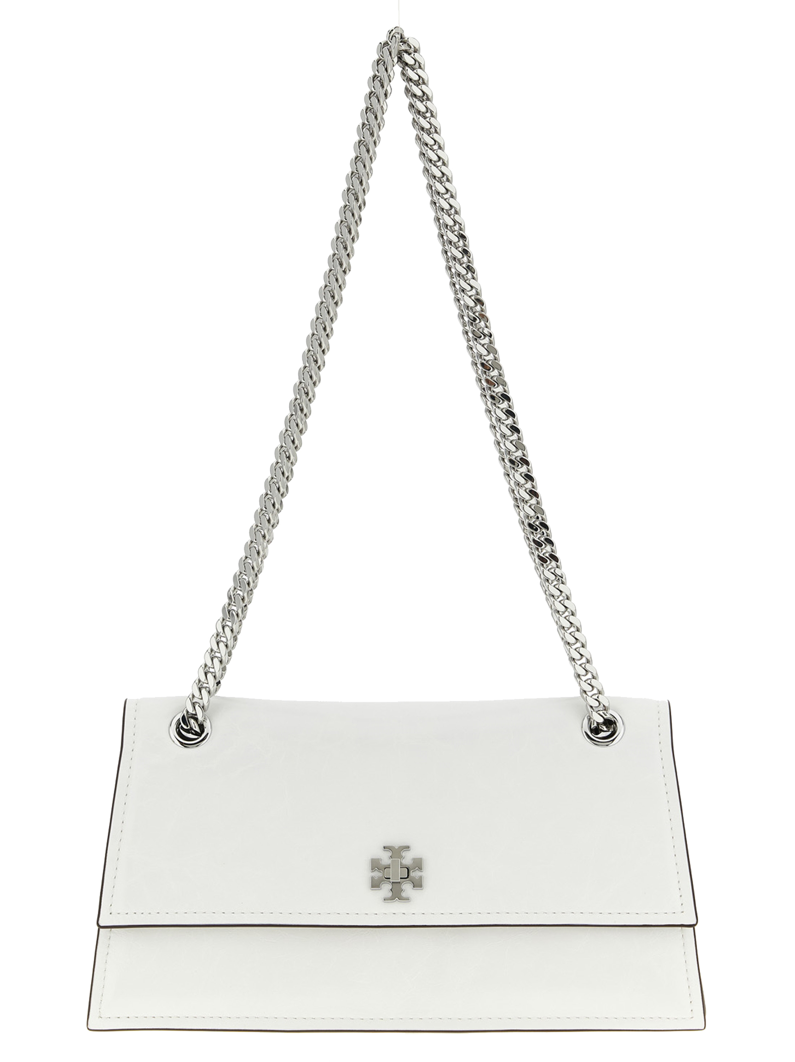 Tory Burch White Lamb Leather Shoulder Bag - Women
