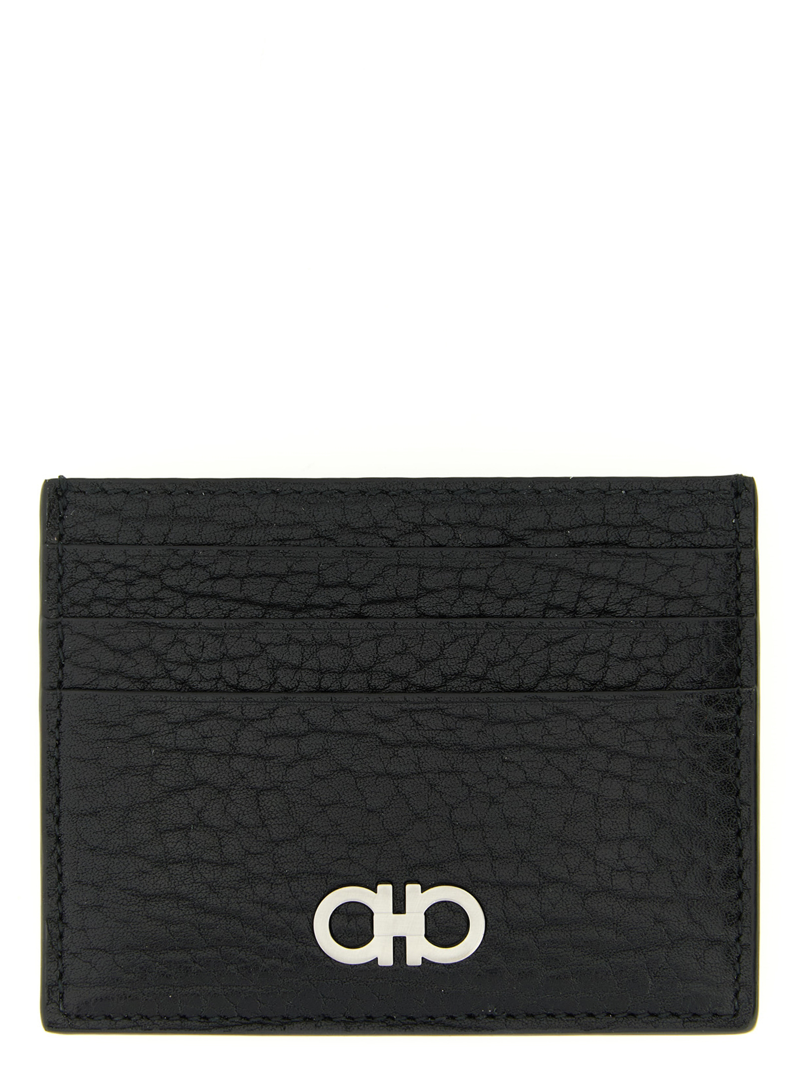 Ferragamo Black Calfskin Cardholder Accessory - Men