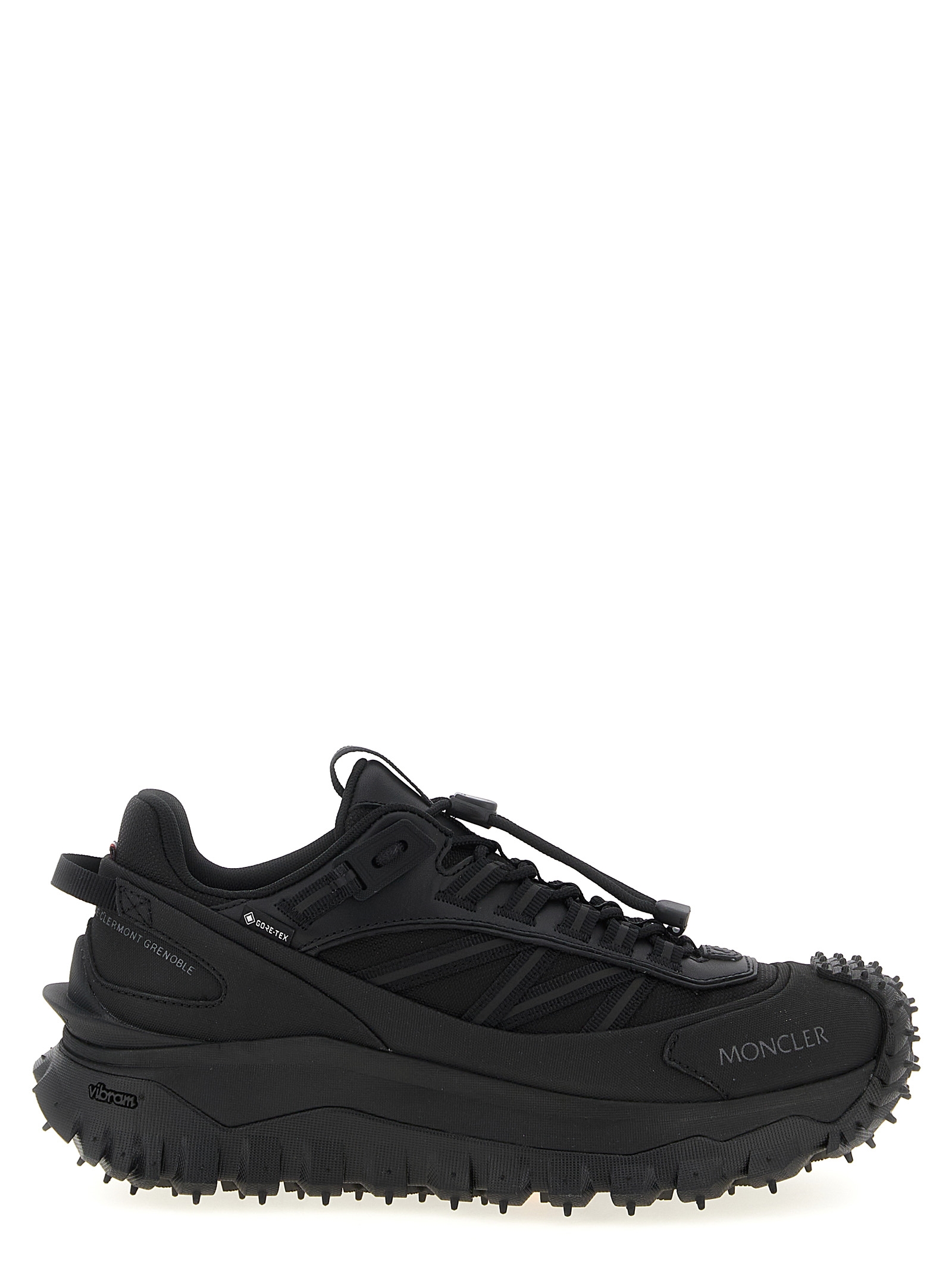 Black Polyamide Athletic Sneakers