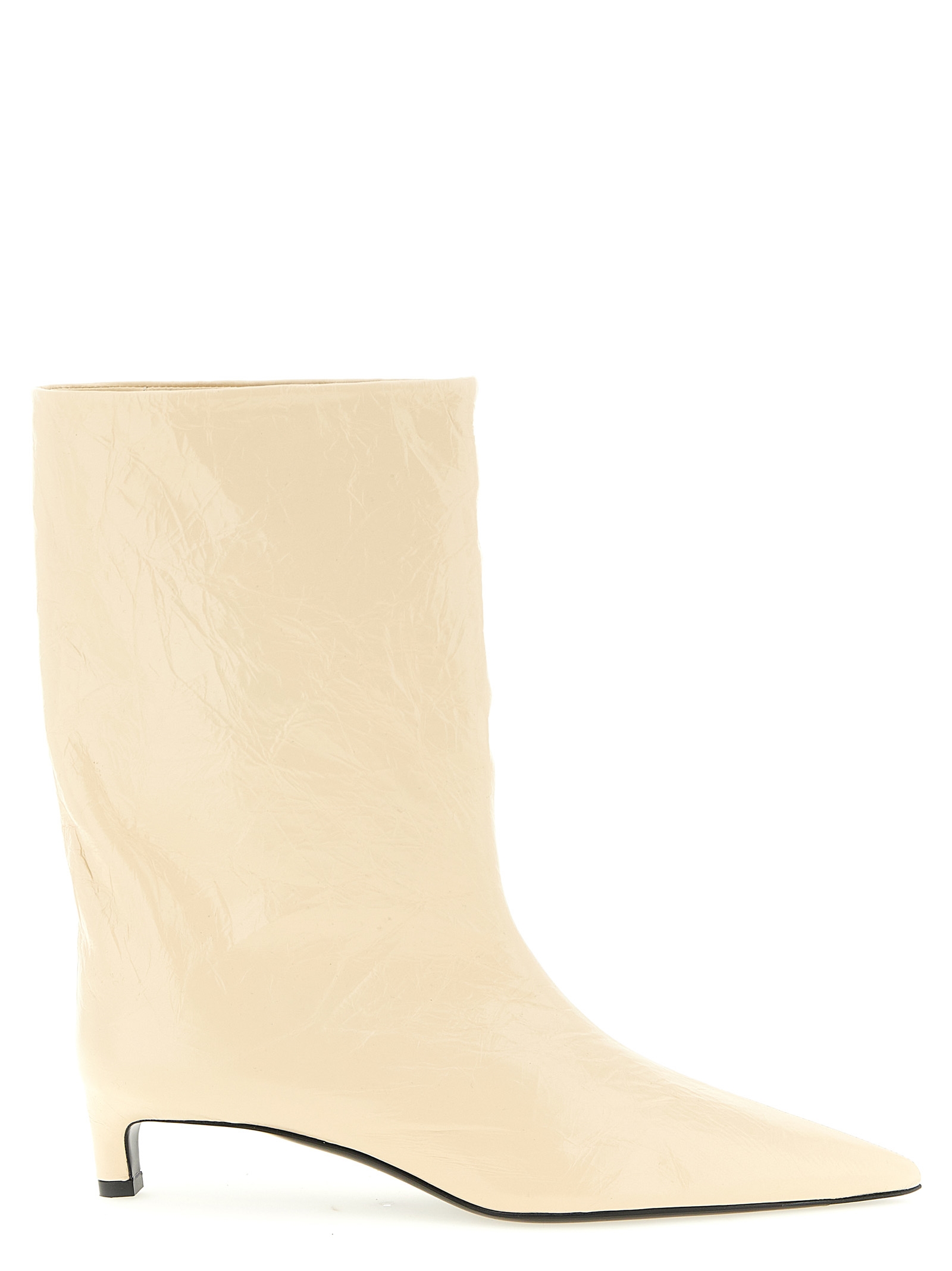 Jil Sander Beige Calfskin Ankle Boots - Women