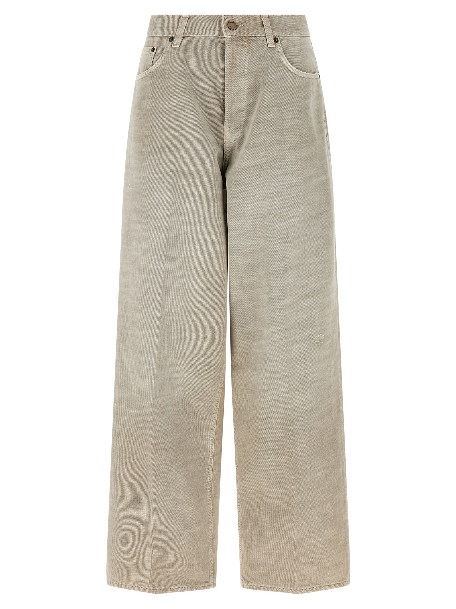 Gray Cotton Jeans Denim