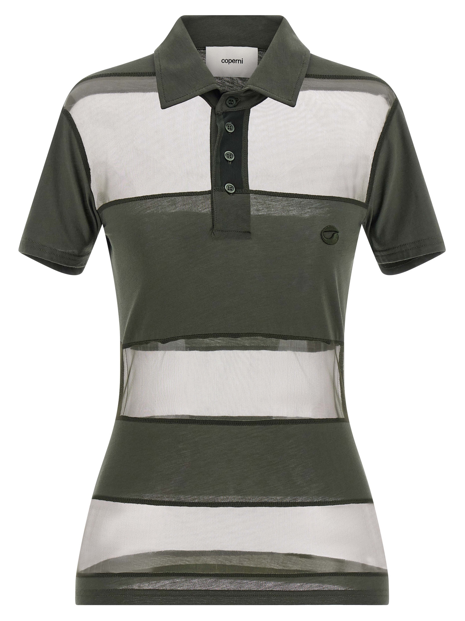 Bicolor Cotton Polo Shirt
