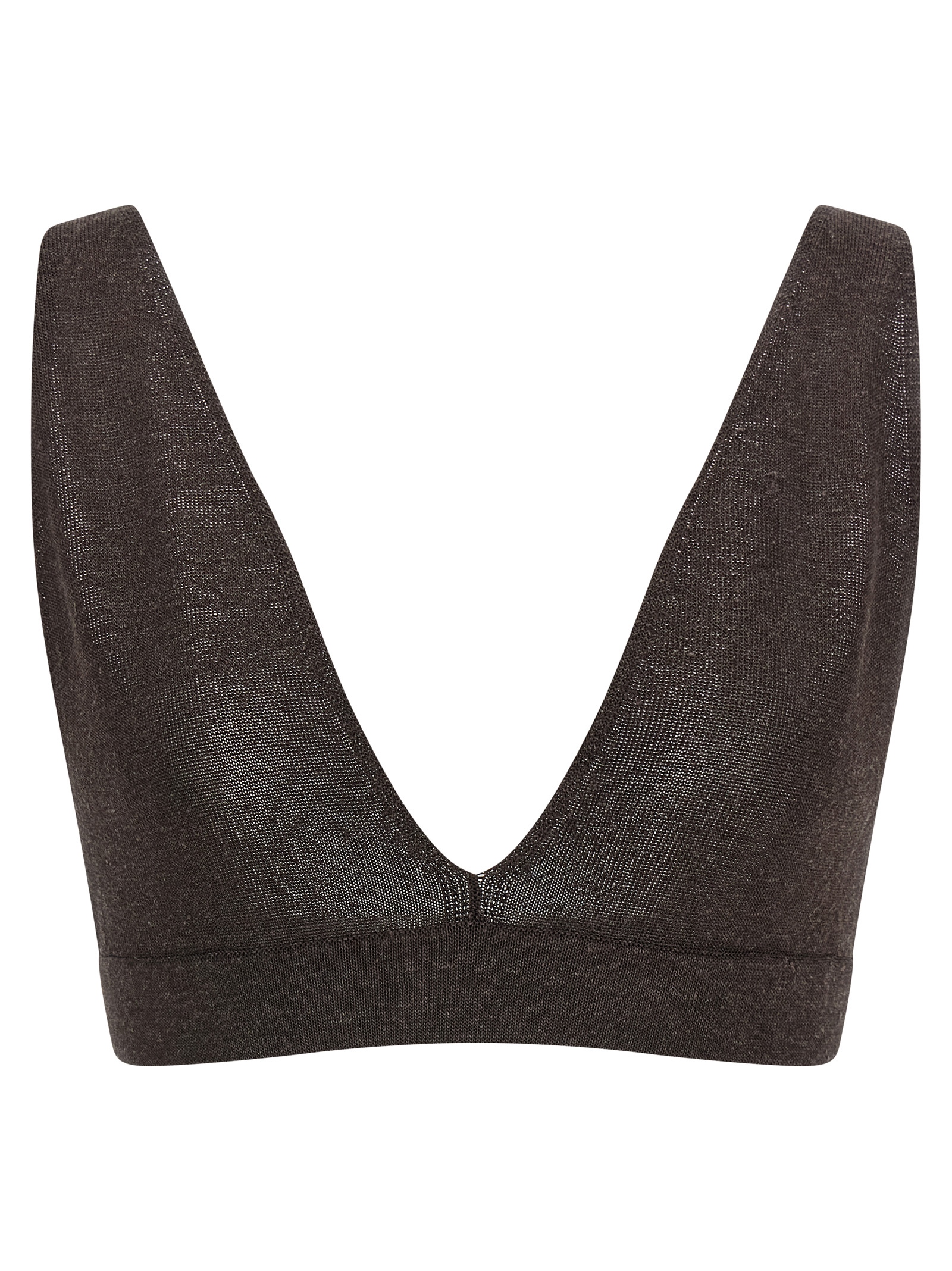 Brown Viscose Bra