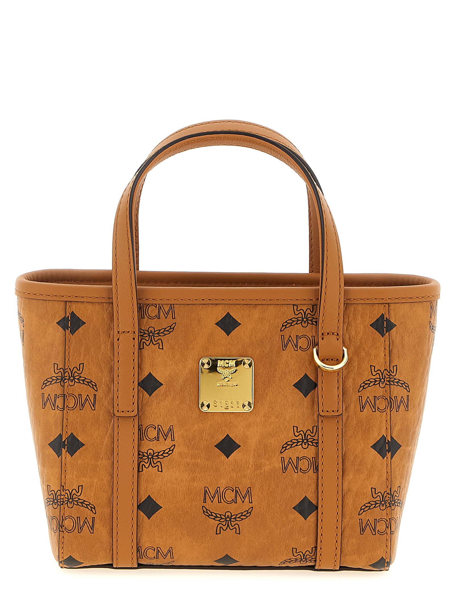 Brown Polyethylene Tote Bag