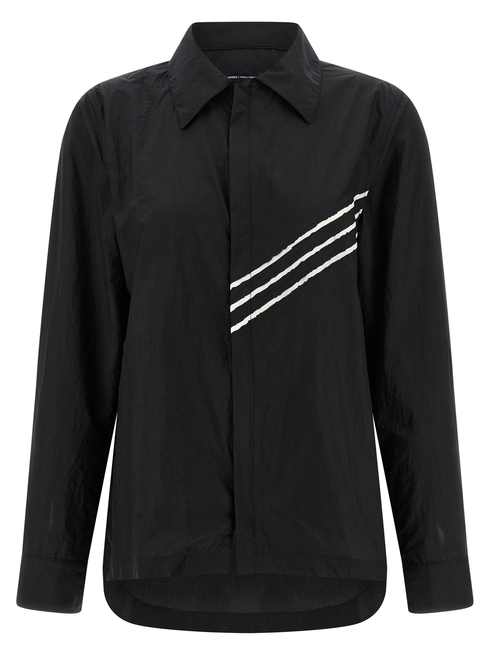 Black Polyamide Pattern Shirt