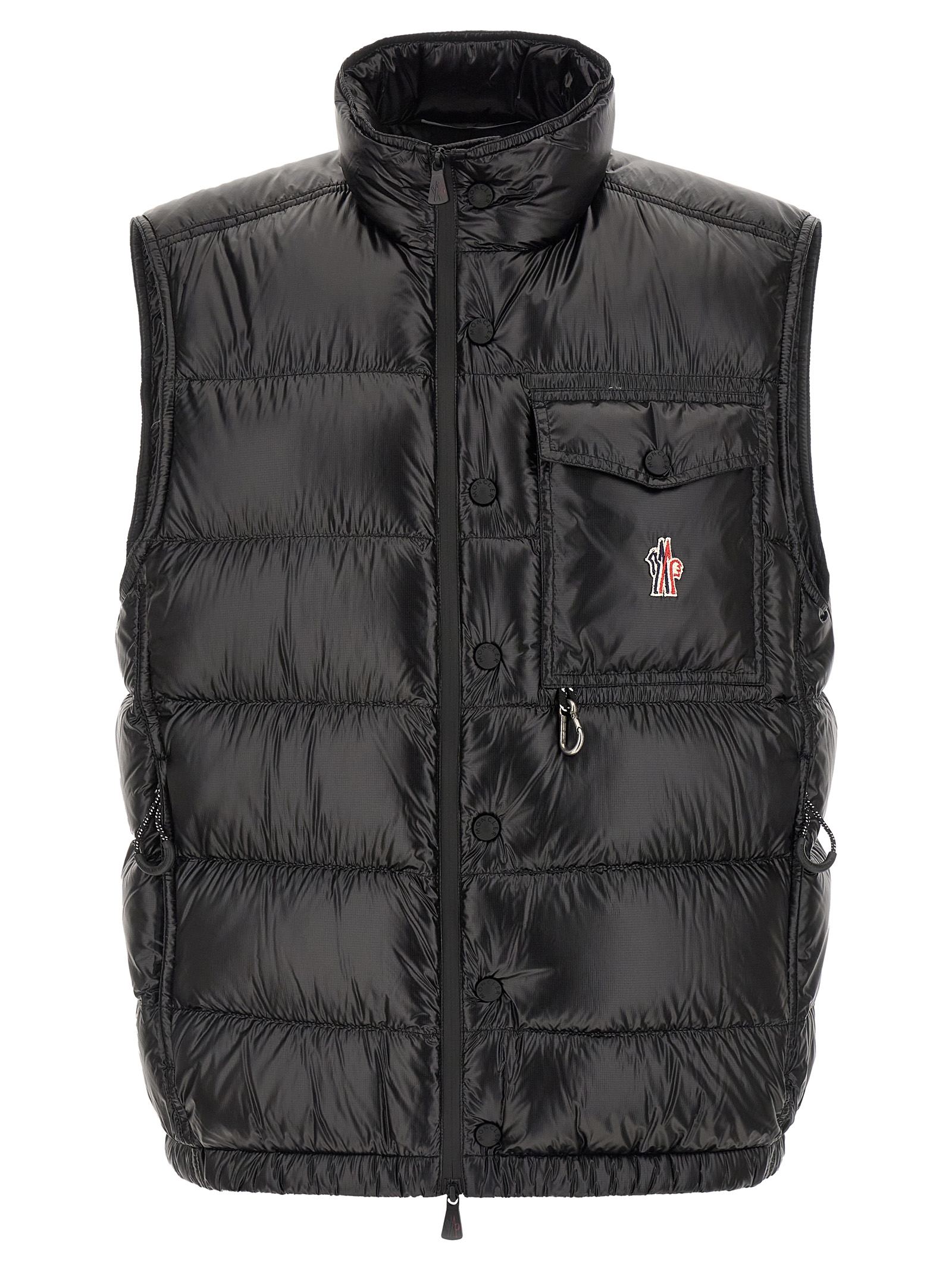 Black Polyester Shell Jacket