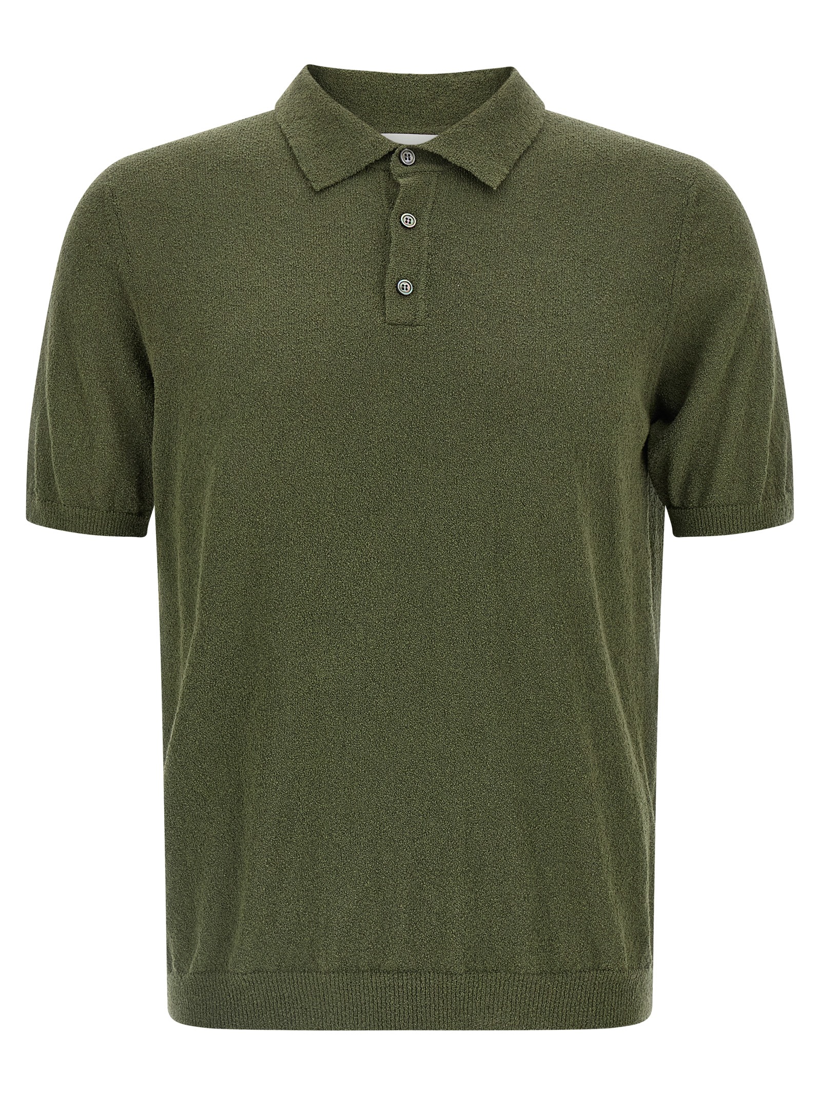 Bicolor Cotton Polo Shirt