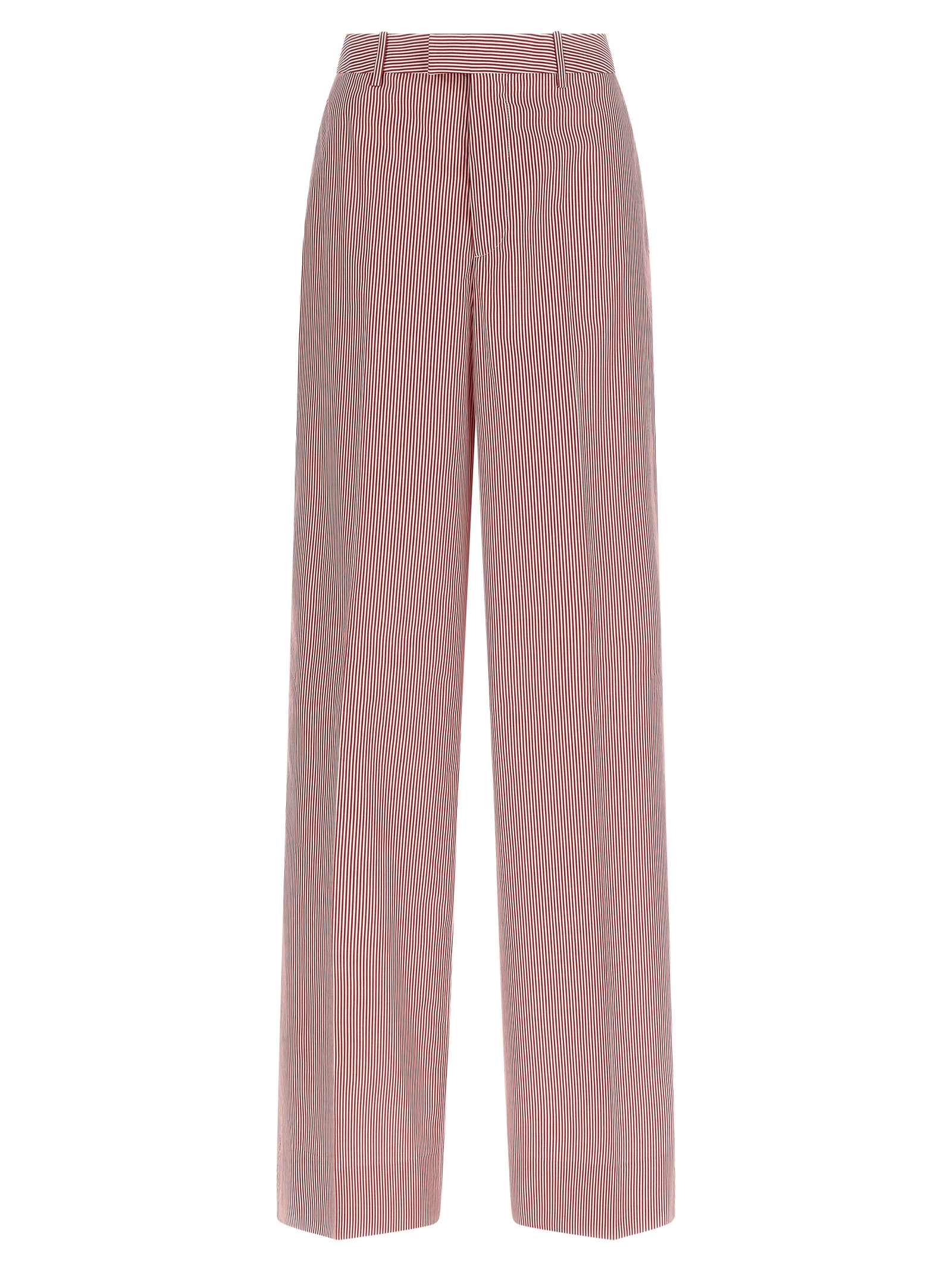 Multicolor Cotton Casual Pants