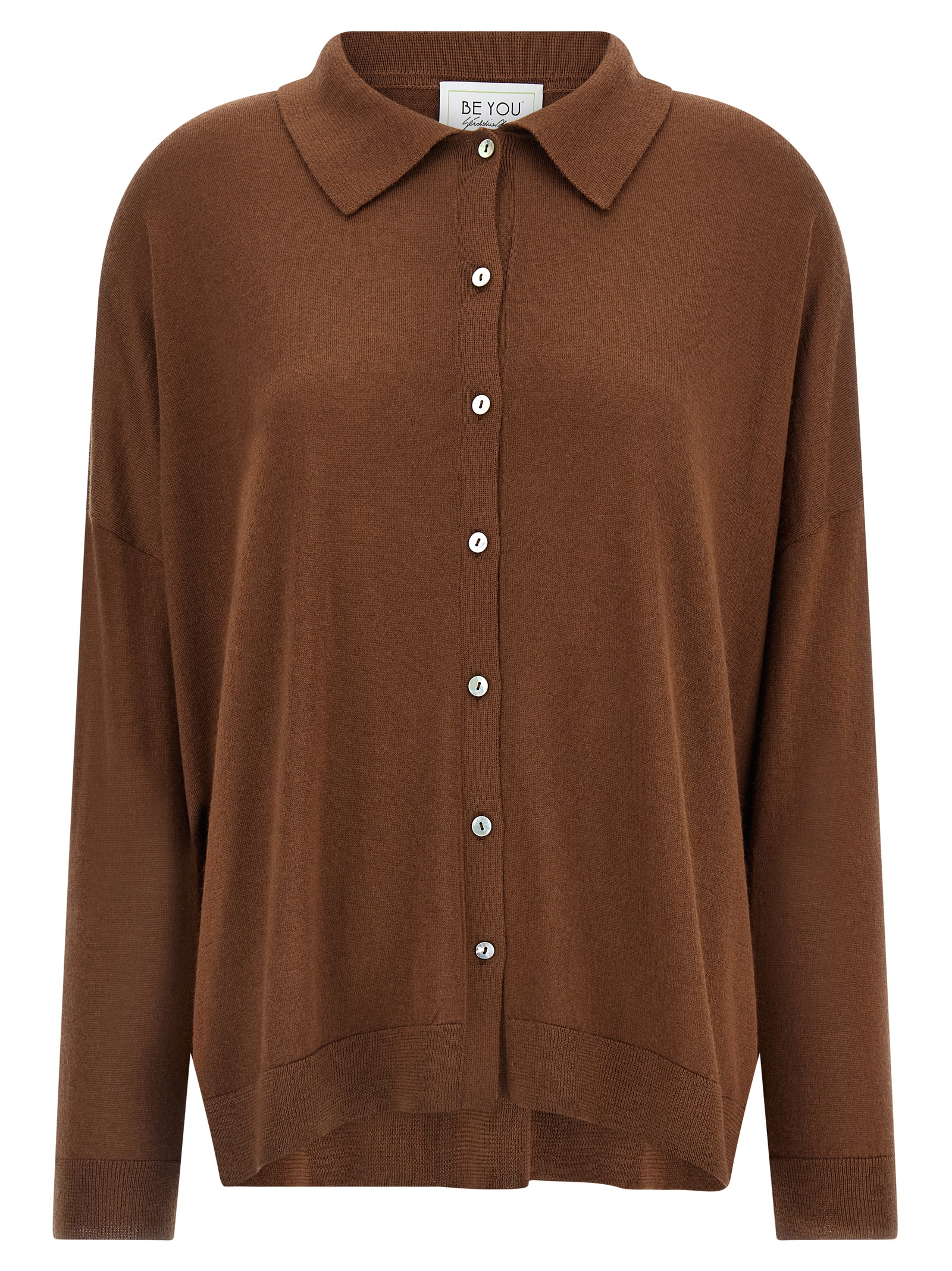 Brown Cashmere Cardigan