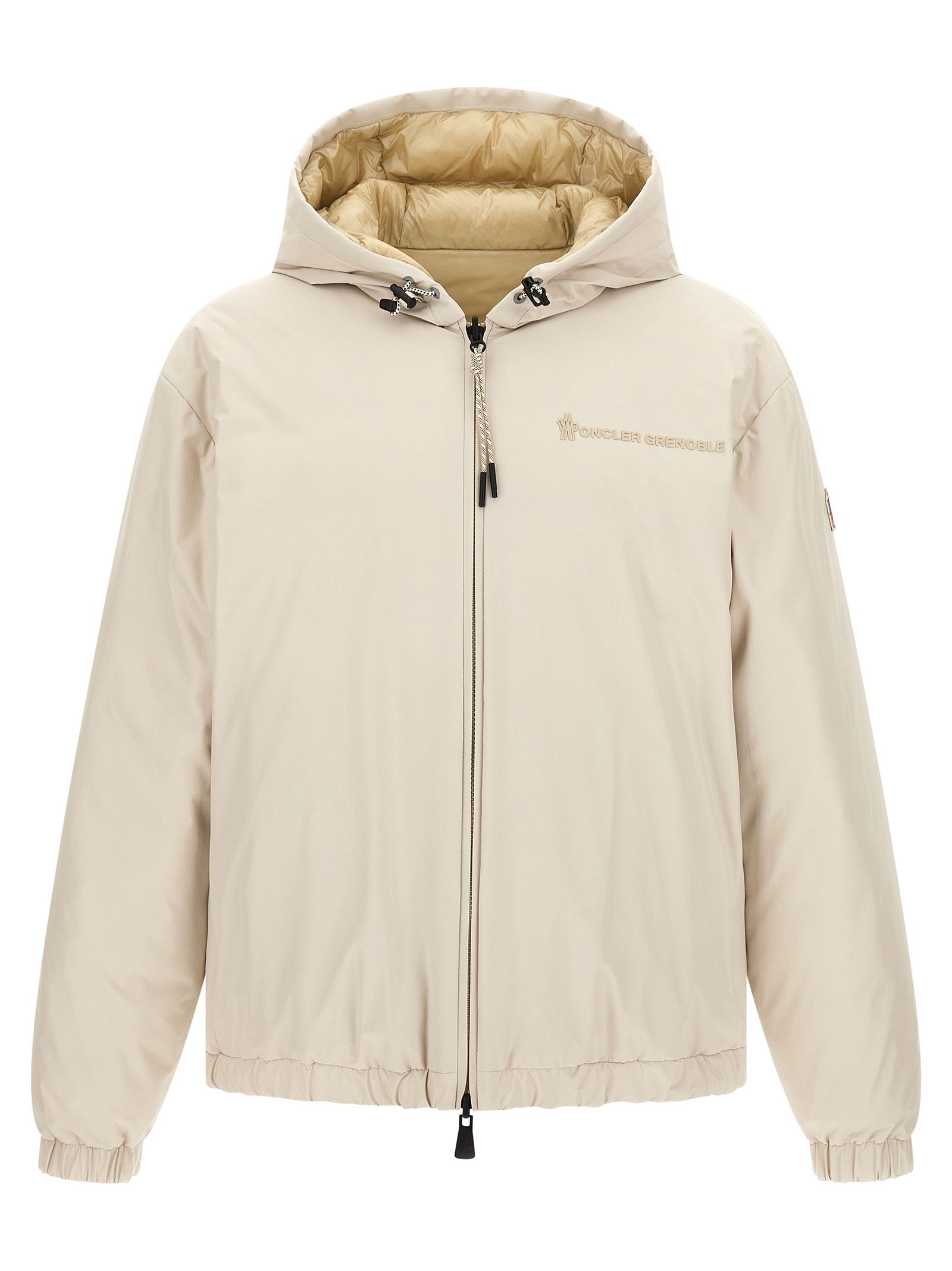 Beige Polyamide Shell Jacket