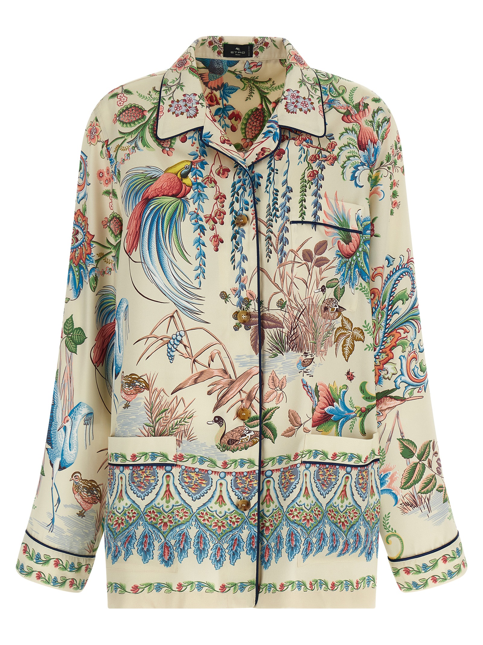 Multicolor Polyester Blouse