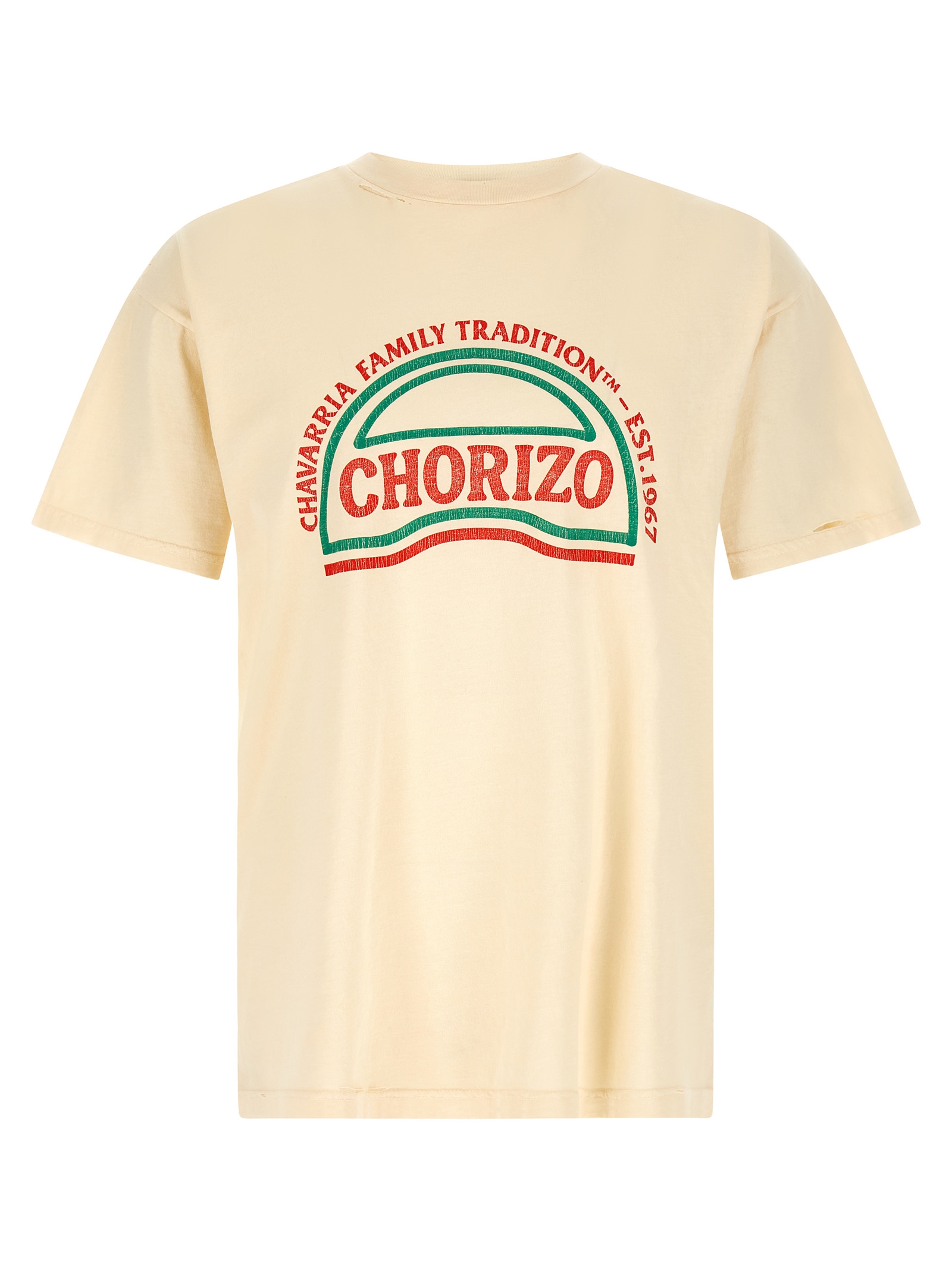 Beige Cotton T-Shirt