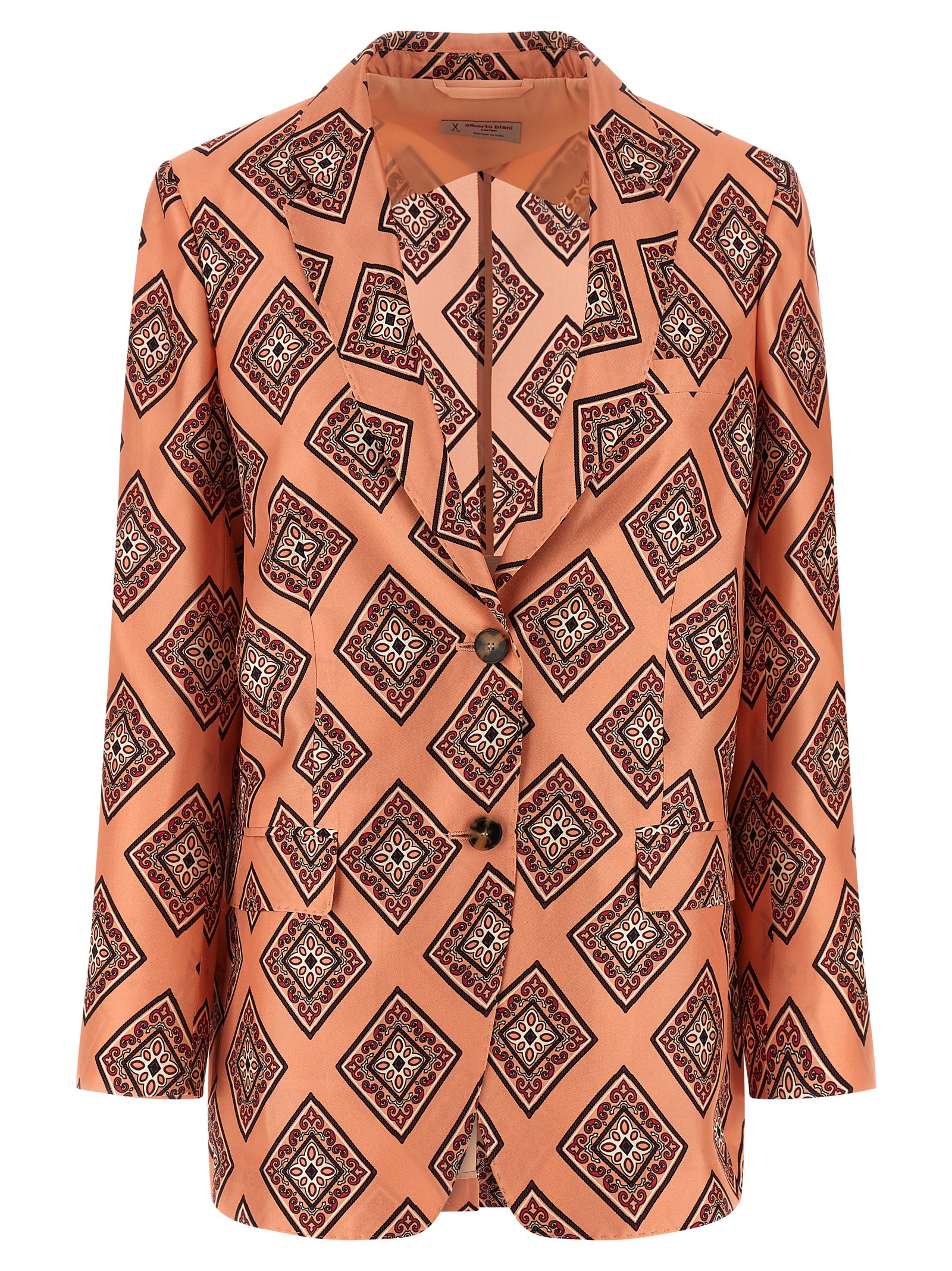 Multicolor Silk Blazer