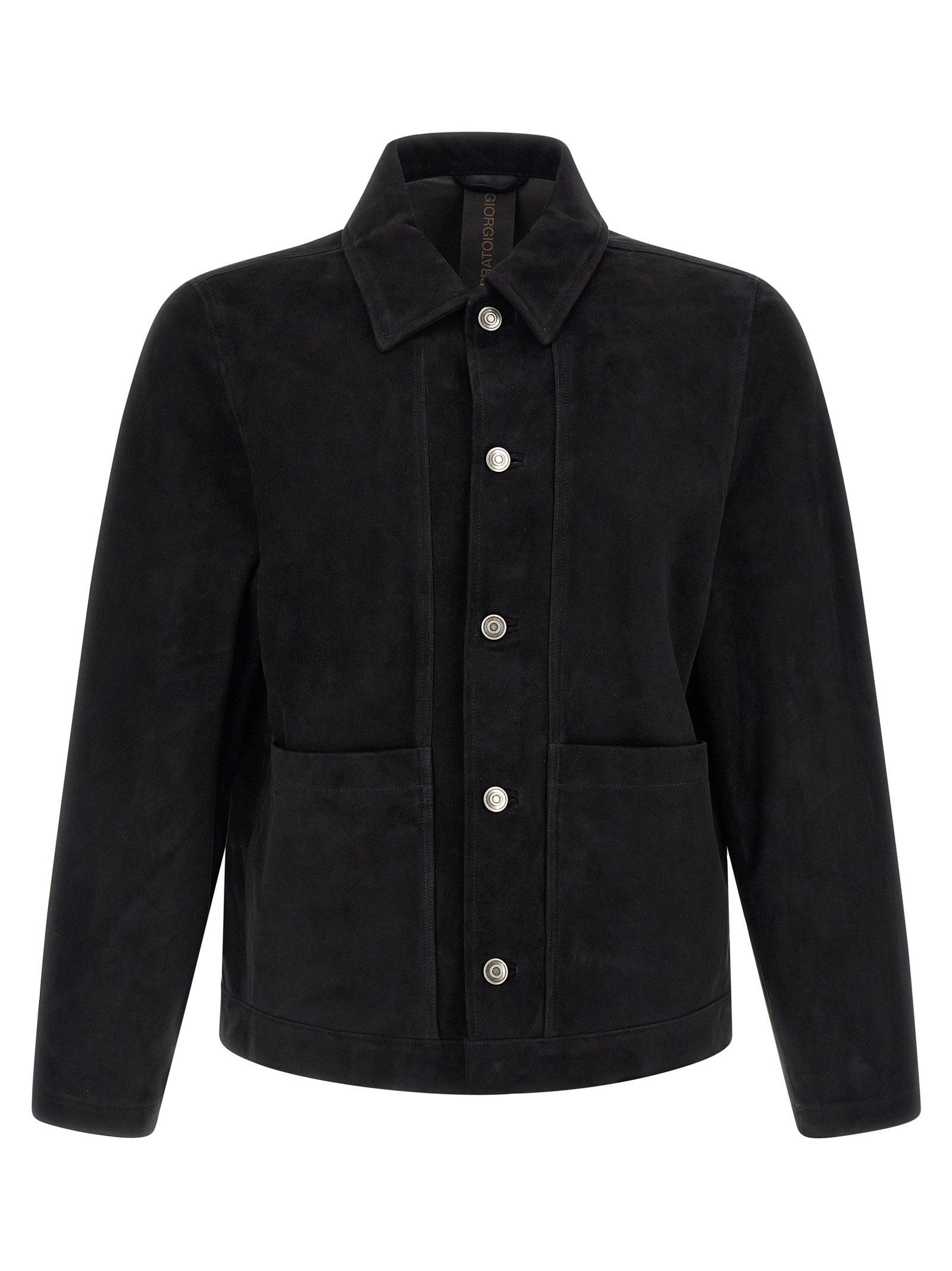 Black Suede Leather Leather Jacket