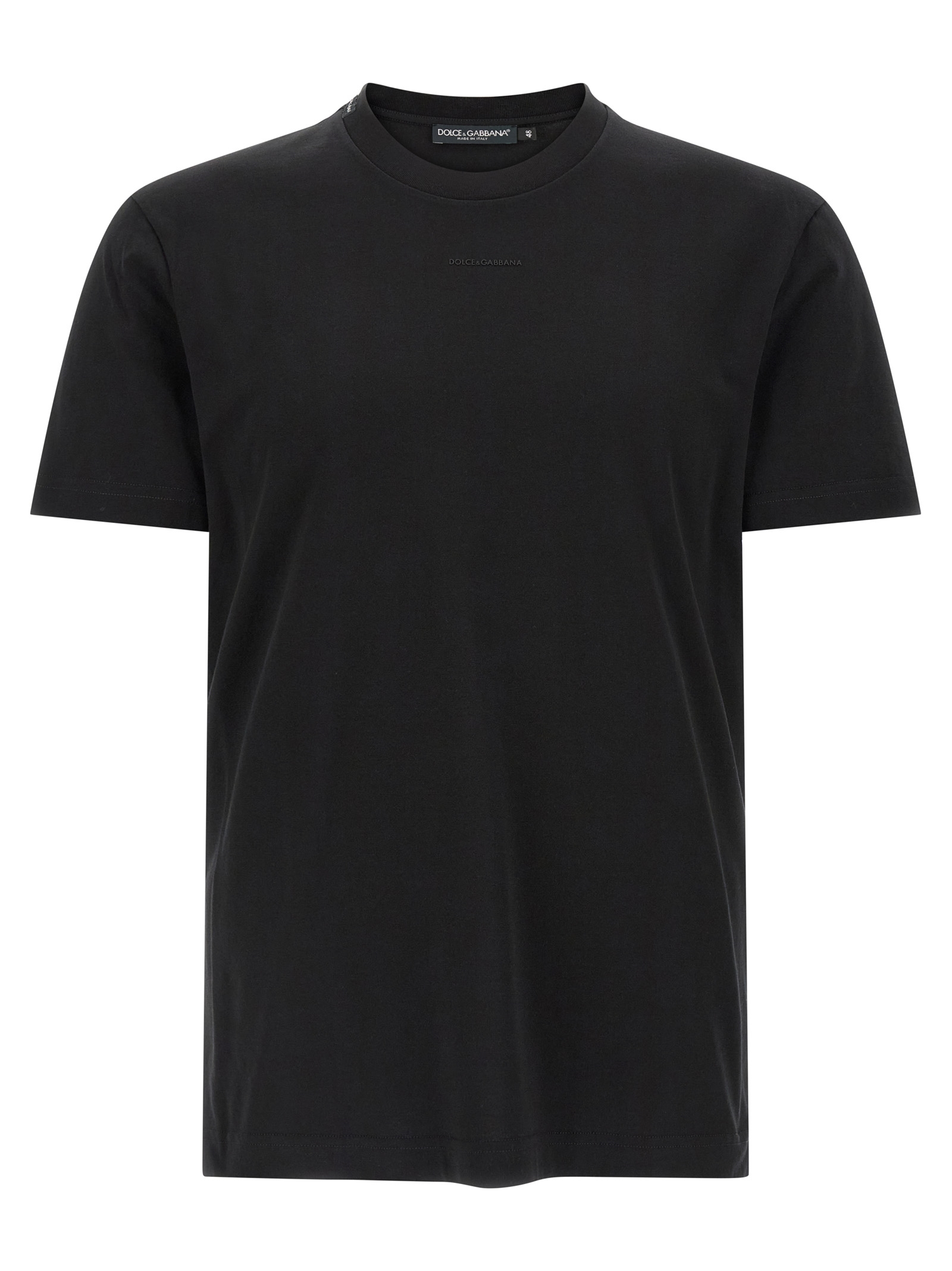 Black Cotton T-Shirt