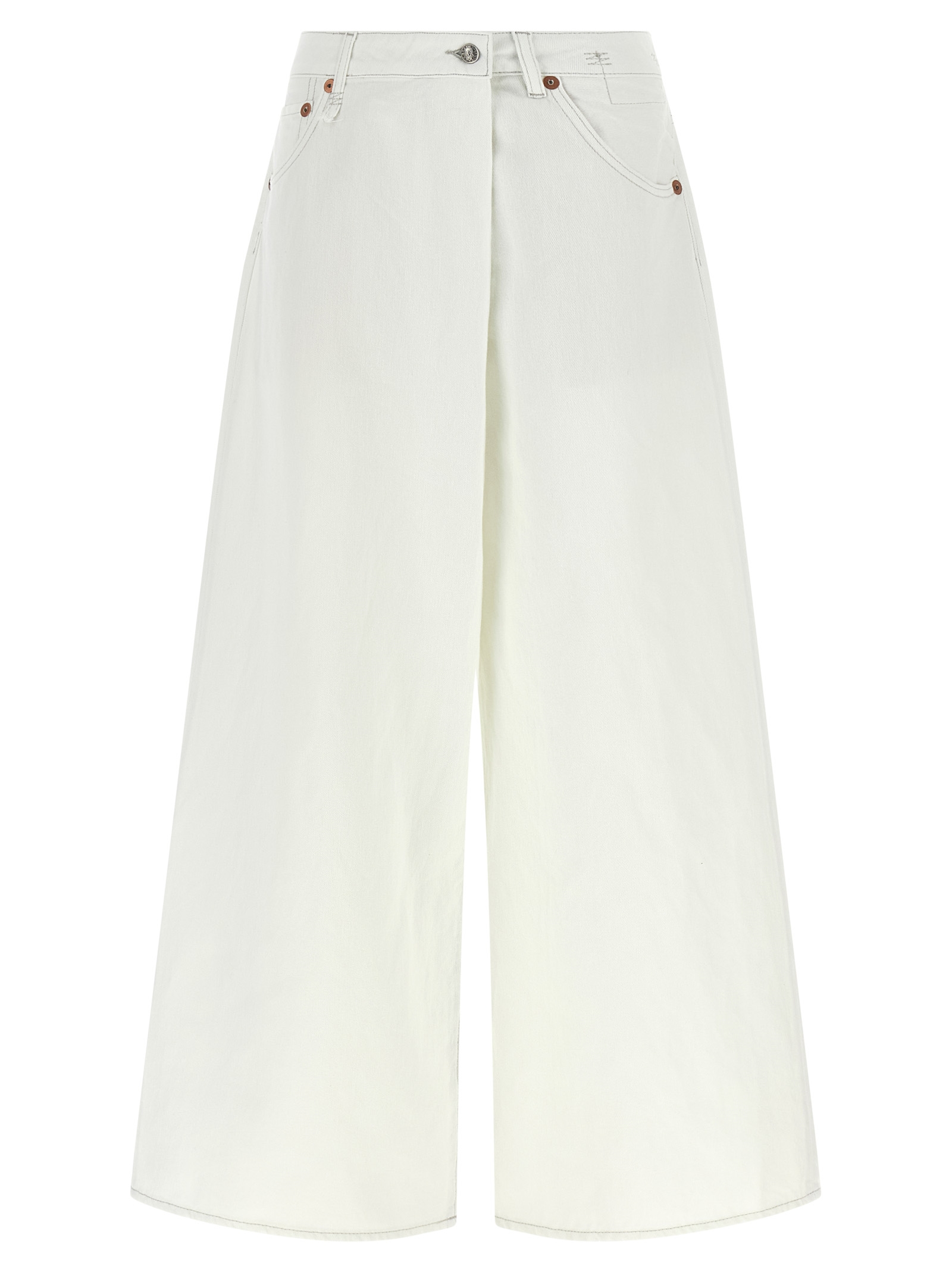 White Cotton Jeans Denim