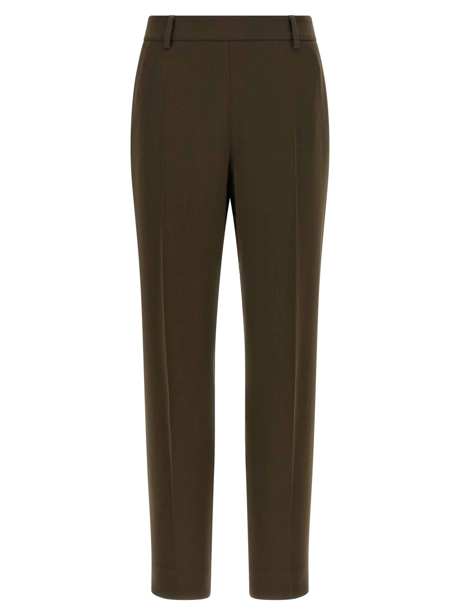 Bicolor Triacetate Casual Pants