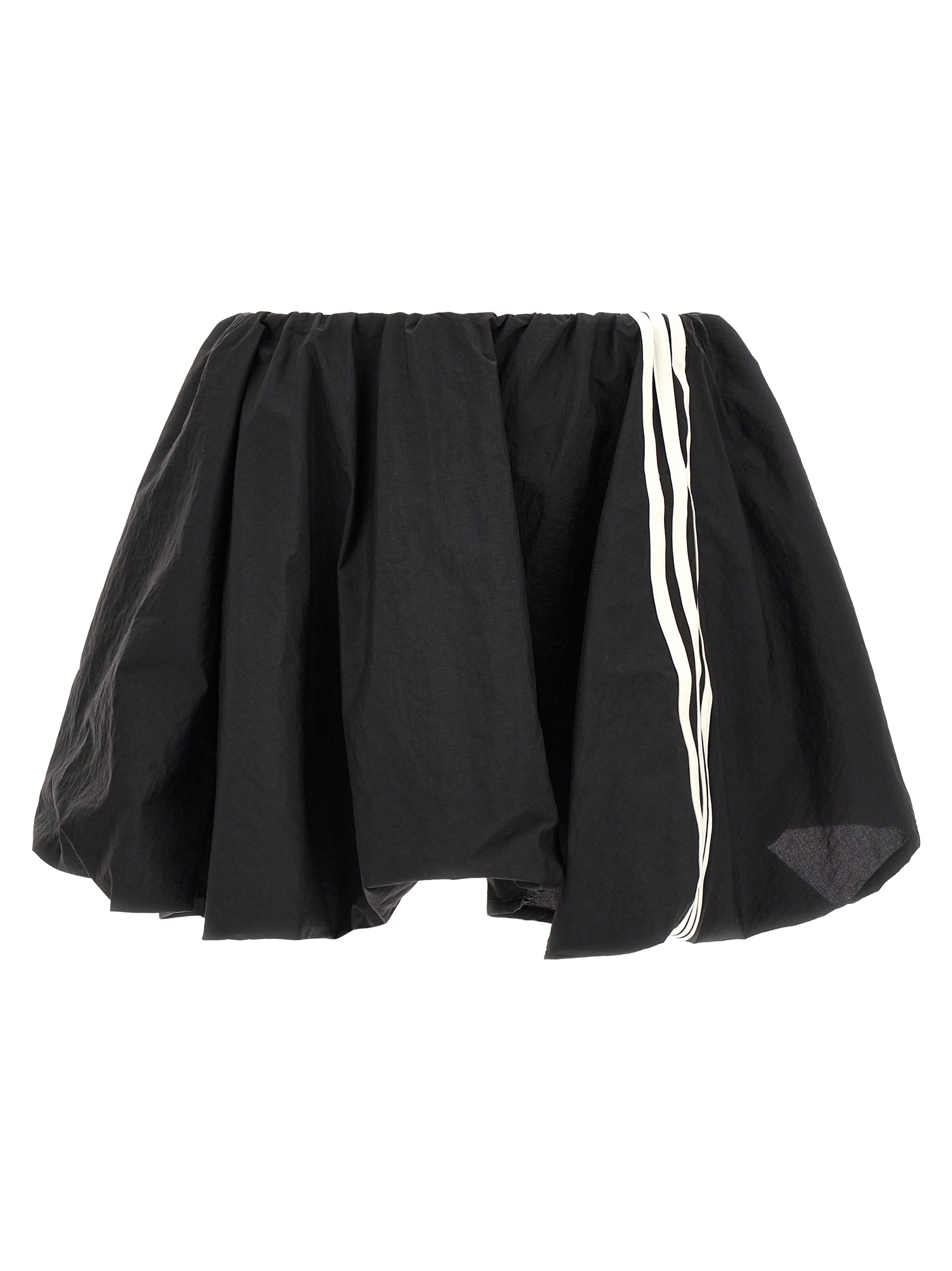 Black Polyamide Long Skirt