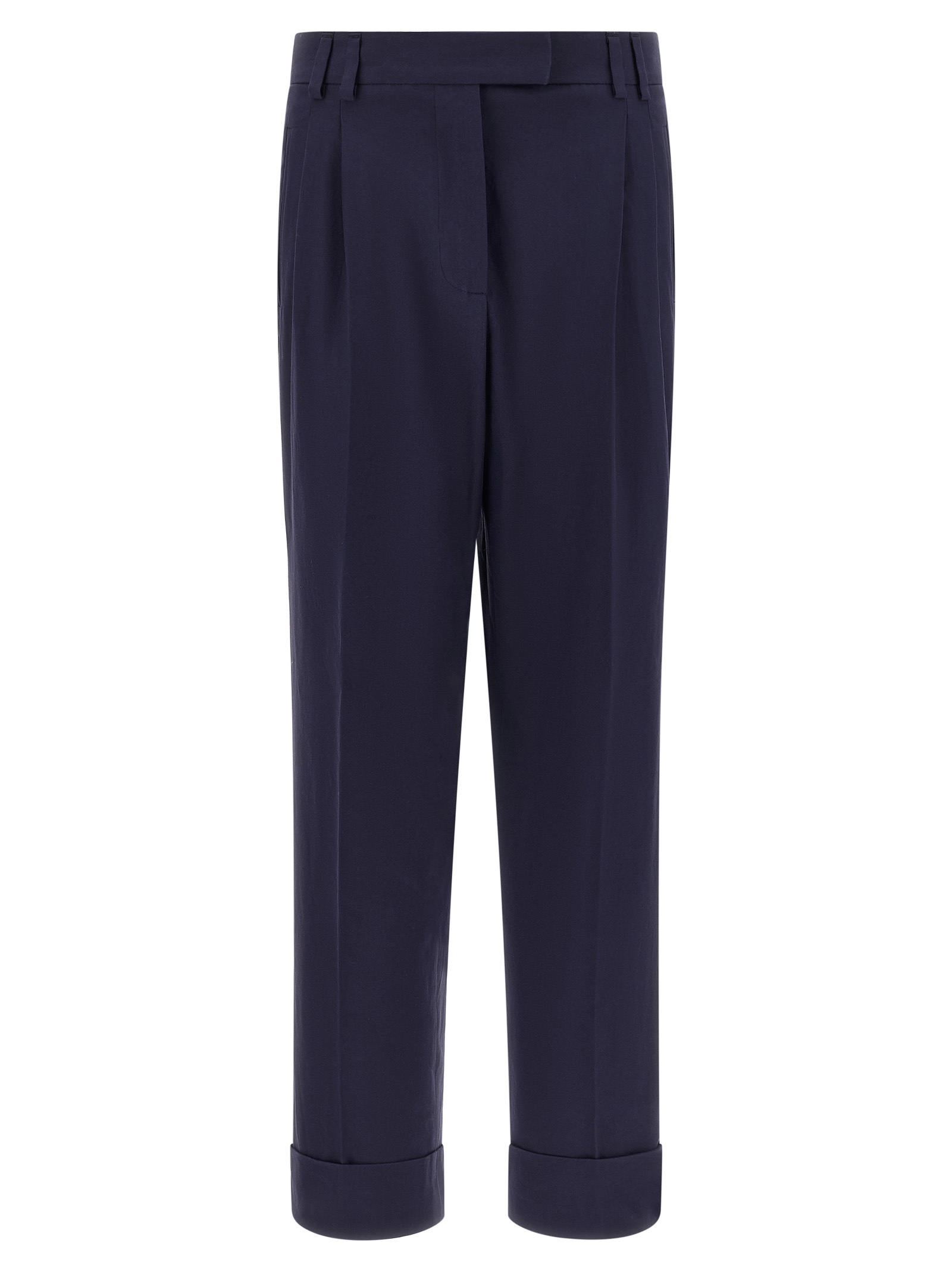 Blue Cotton Pants