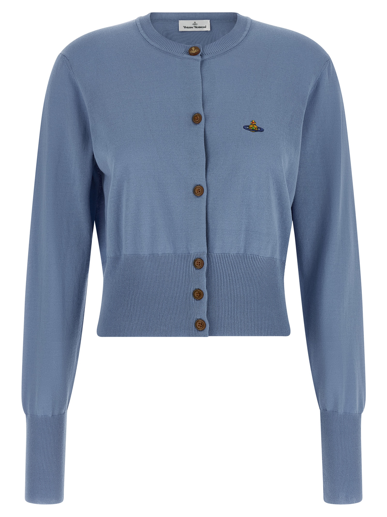 Blue Cotton Cardigan
