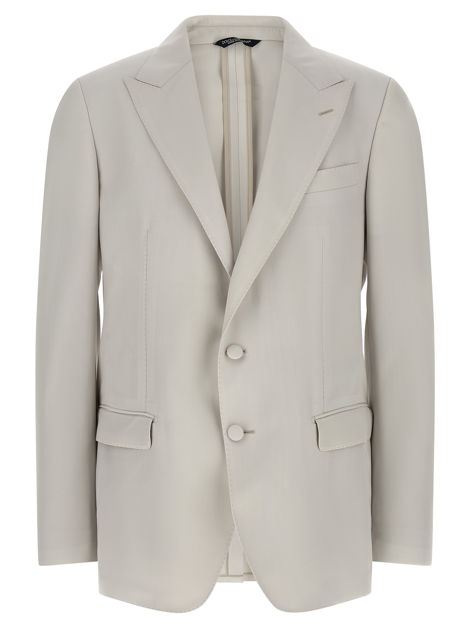 Gray Virgin Wool Blazer