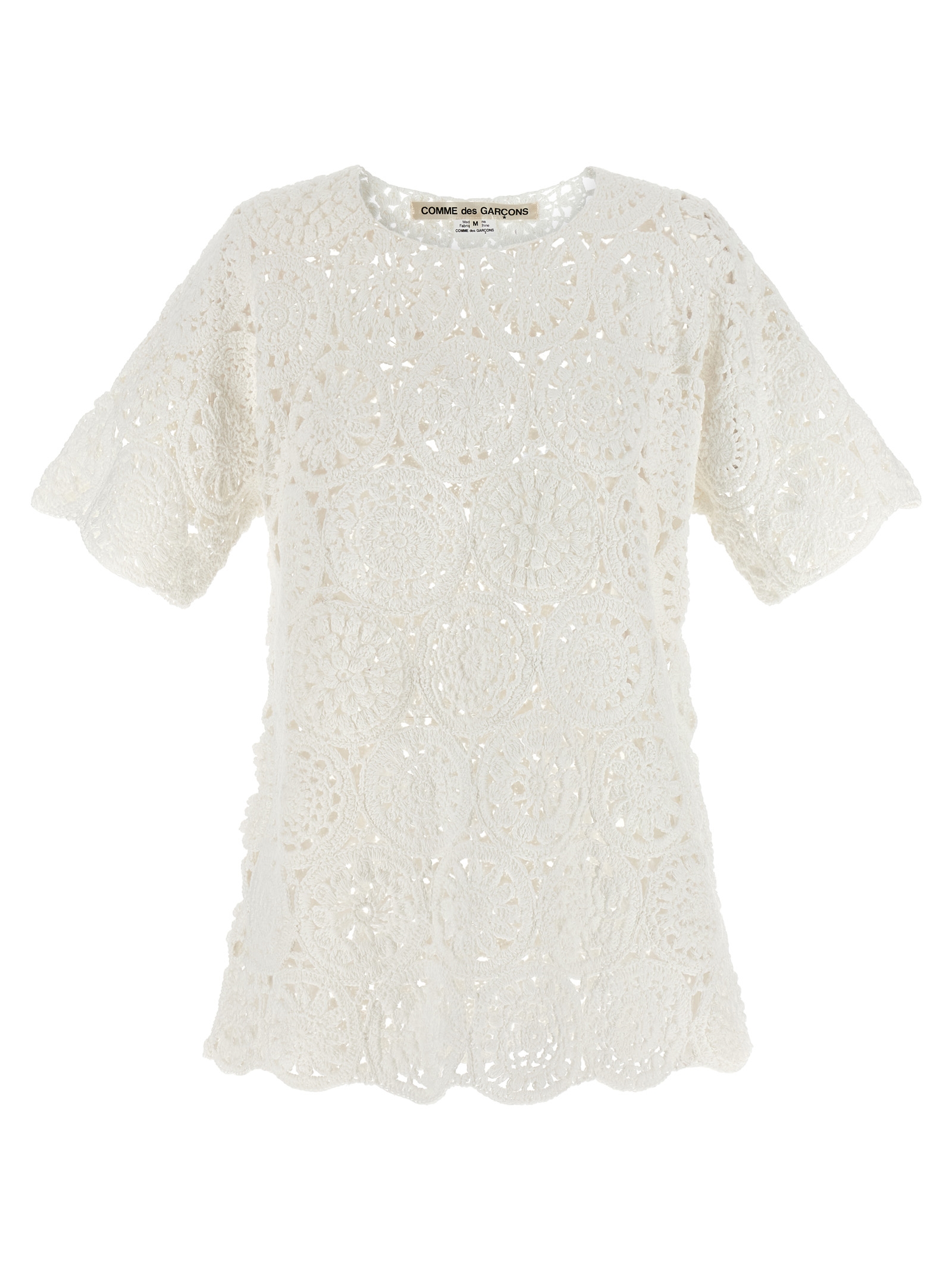 Comme Des Garçons White Cotton Women's T-Shirt