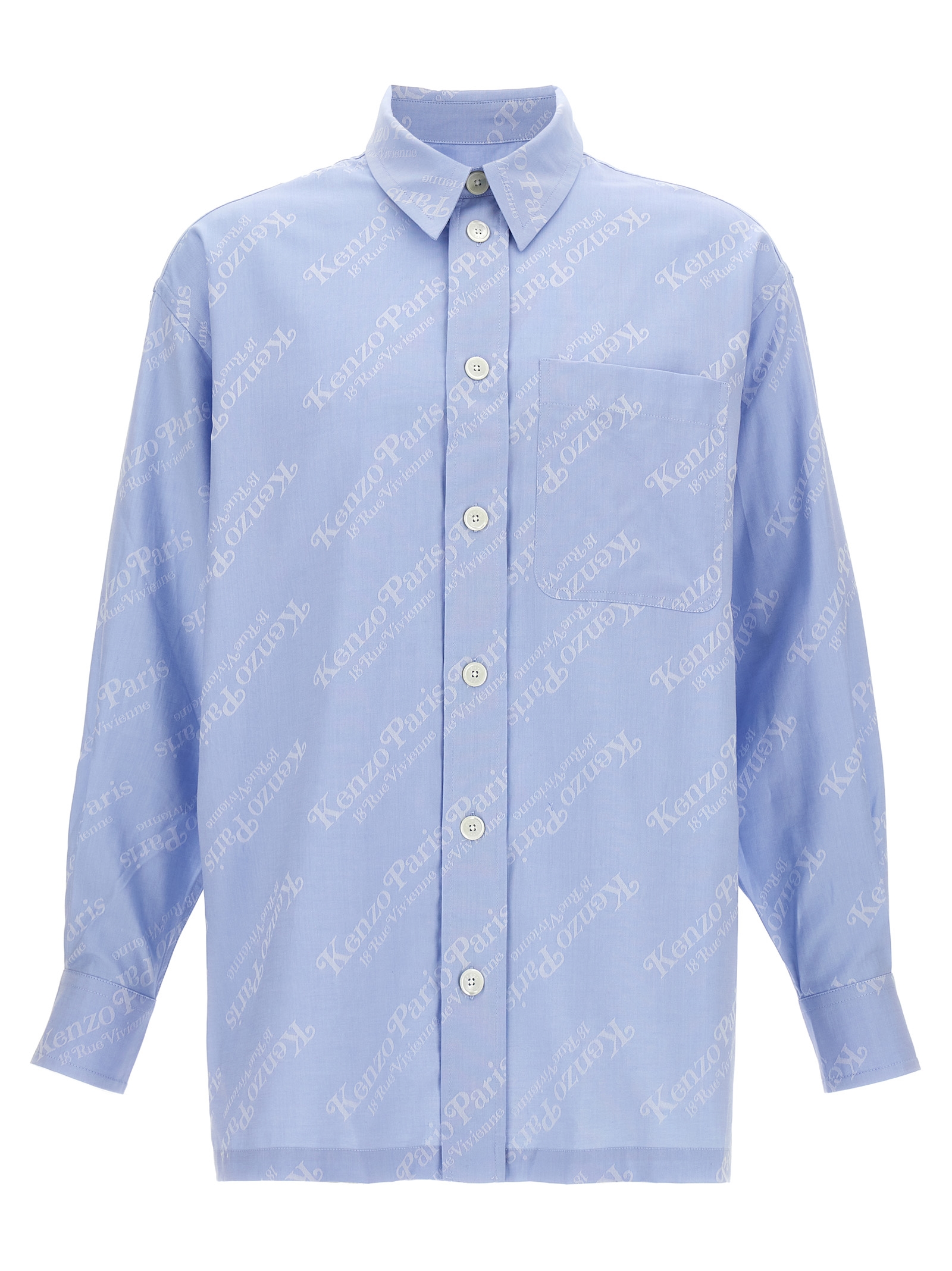 Blue Cotton Blouse