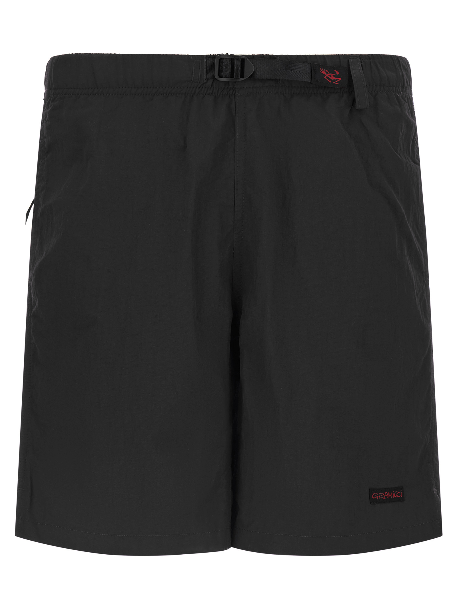 Black Nylon Bermuda Shorts