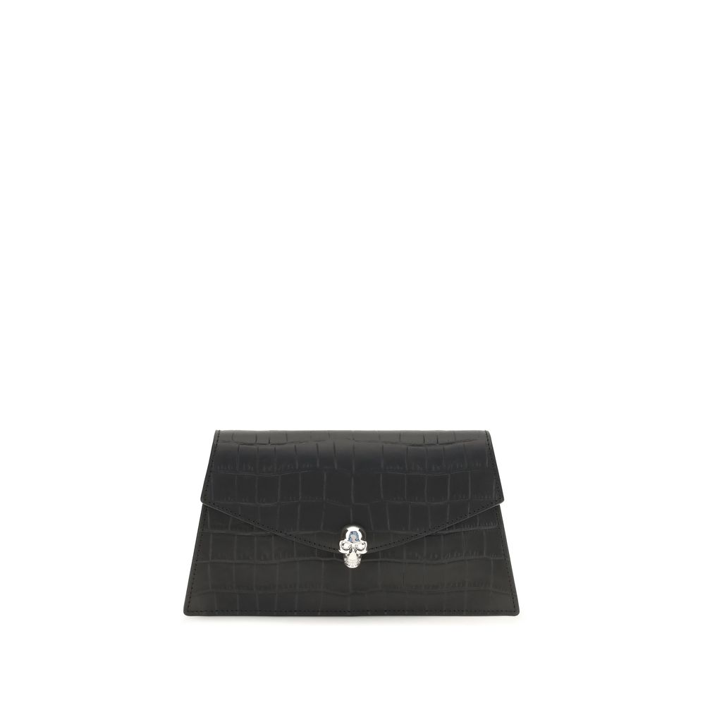 Black Calf Leather Bos Taurus Clutch Bag