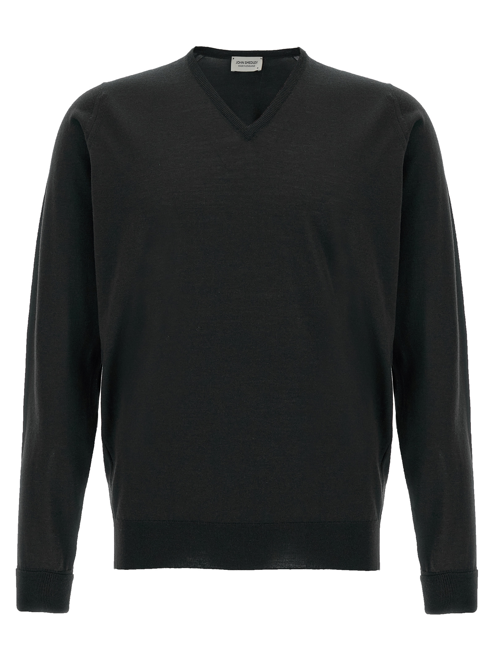 Black Merino Wool Cardigan