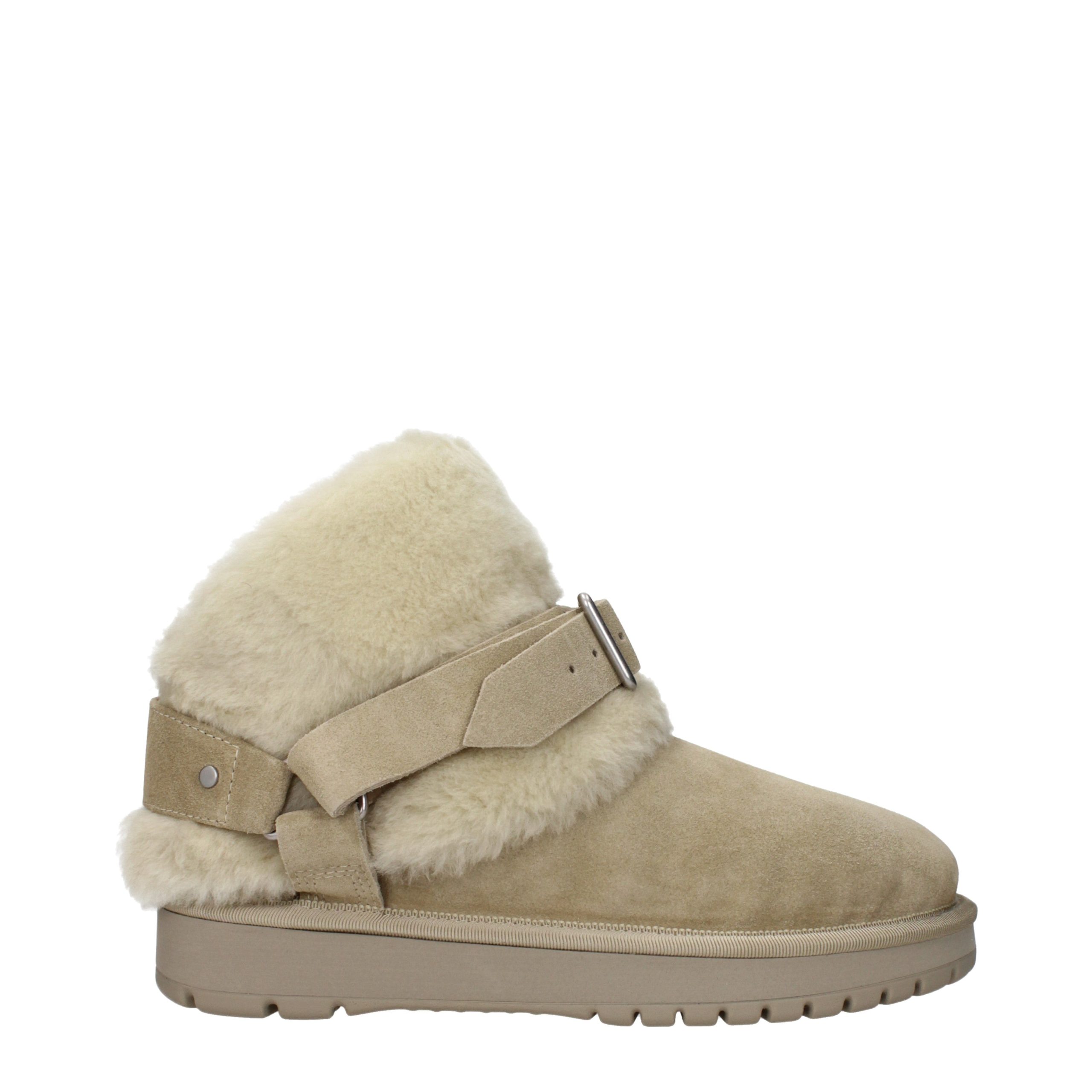 Burberry Green Leather Ankle Boots - Women